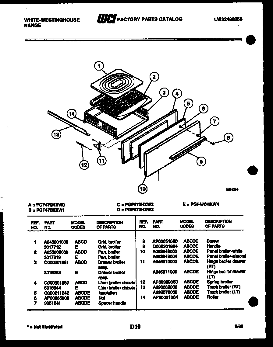 06 - BROILER DRAWER PARTS