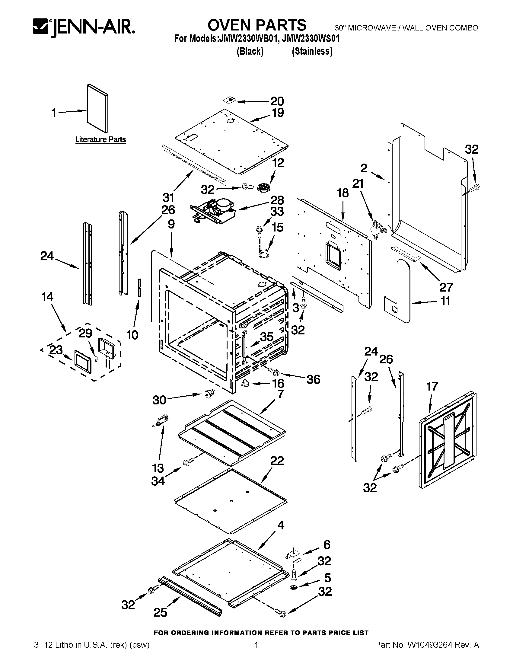 01 - OVEN PARTS