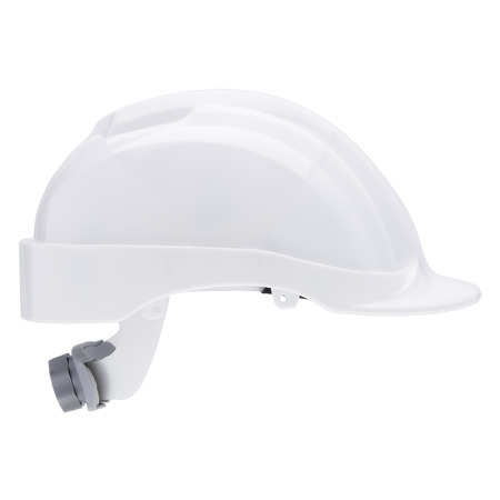 Fully Adjustable White Cap Brim Safety Helmet for Construction 