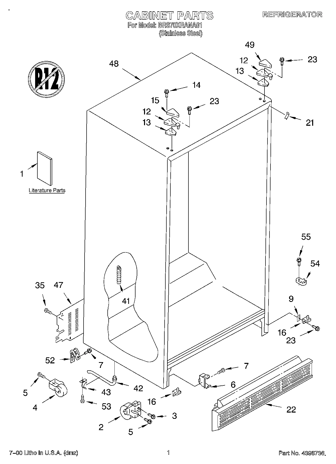 01 - CABINET, LITERATURE
