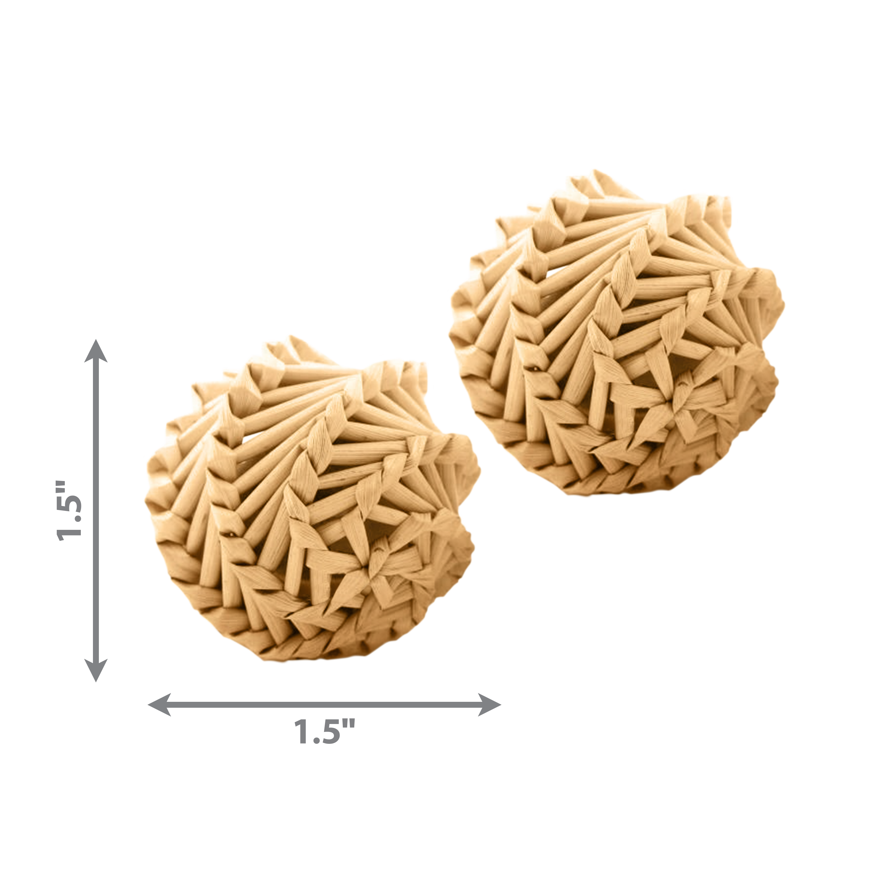 Naturals Straw Ball 2-pk dimoffpack product image