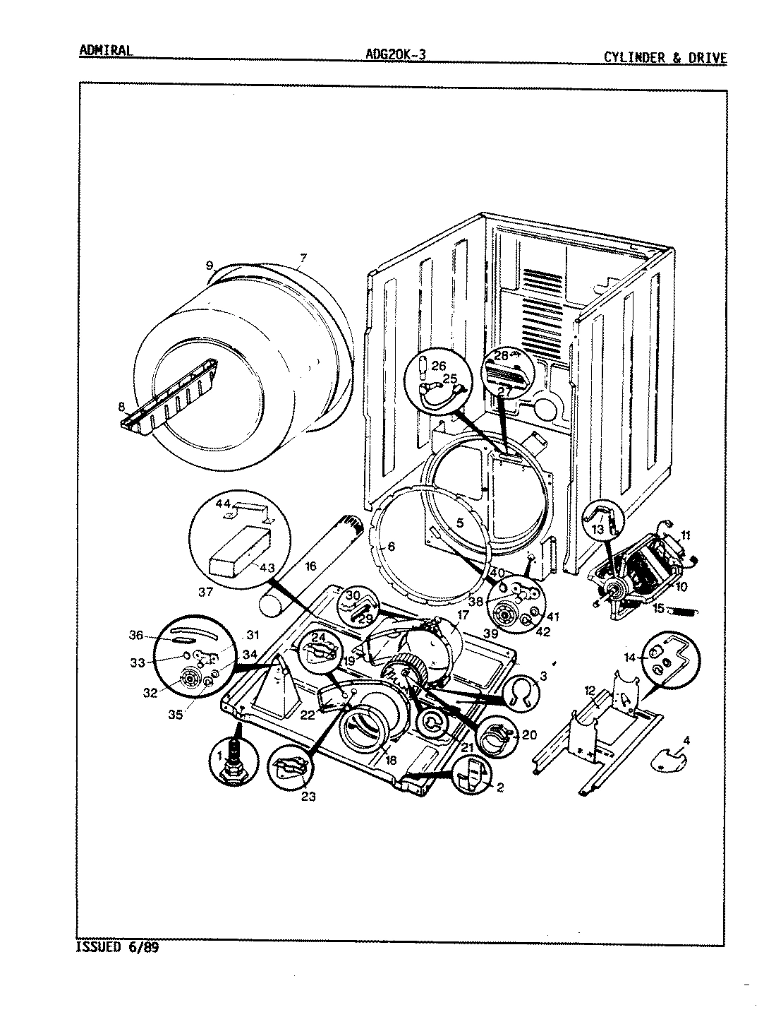 03 - CYLINDER & DRIVE (REV. A-D)