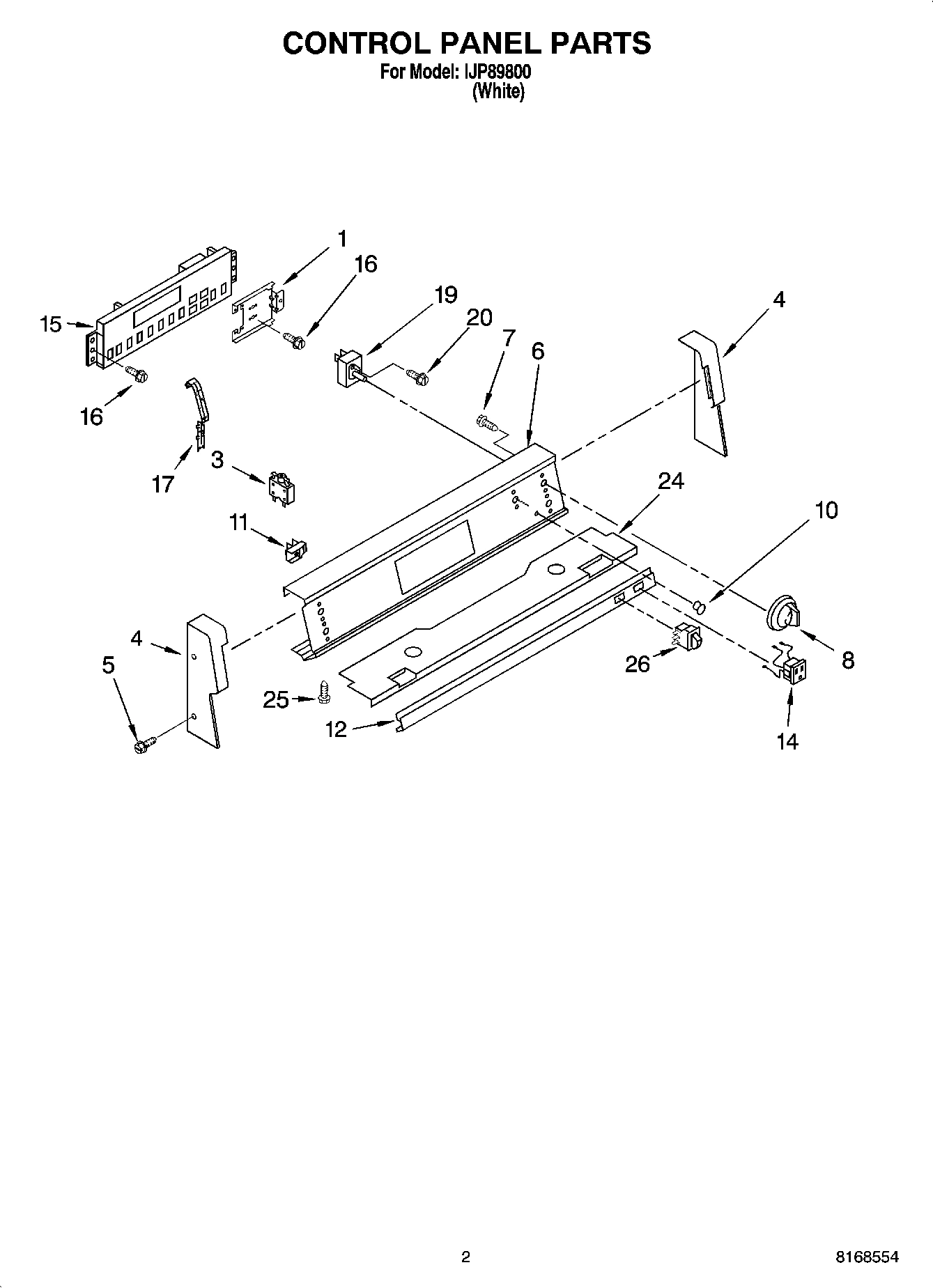 02 - CONTROL PANEL PARTS