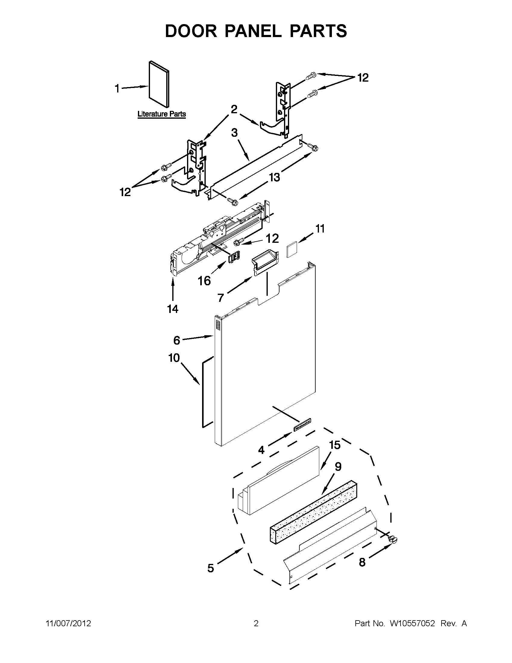01 - DOOR PANEL PARTS