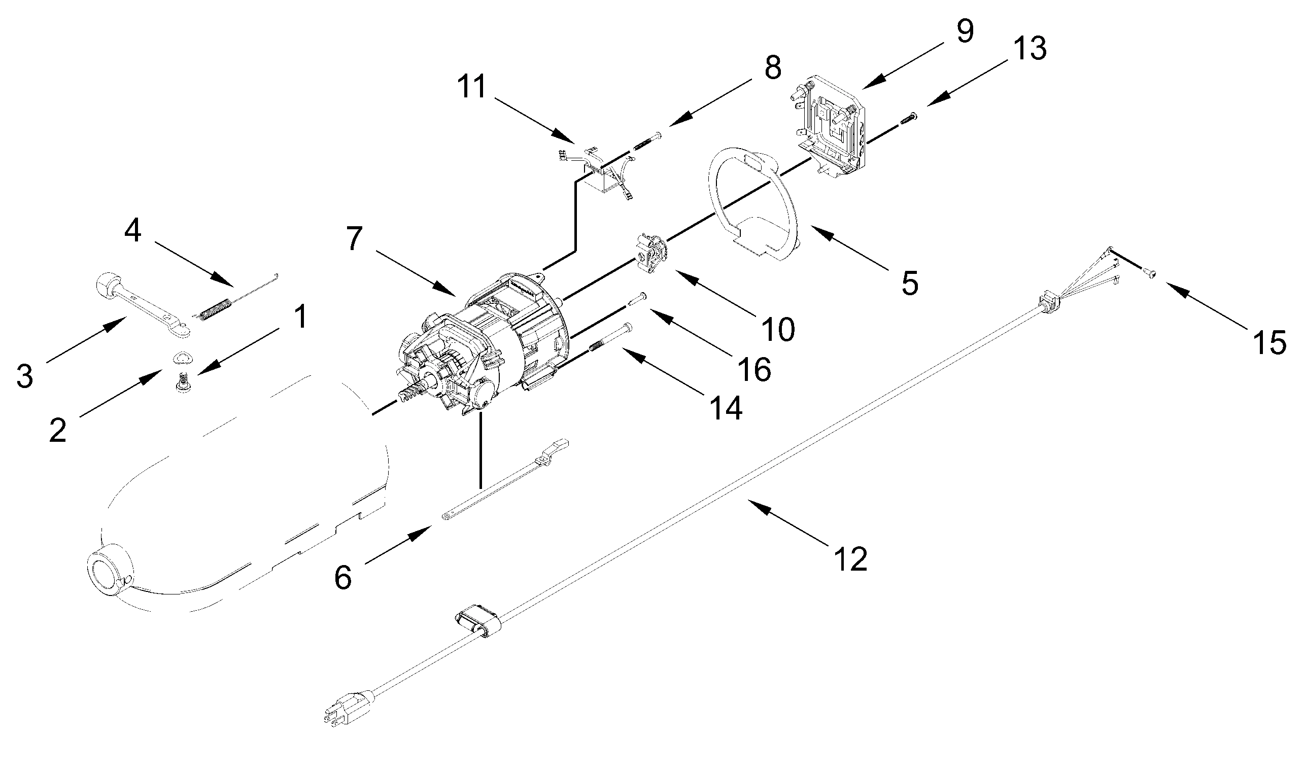 MOTOR AND CONTROL UNIT PARTS
