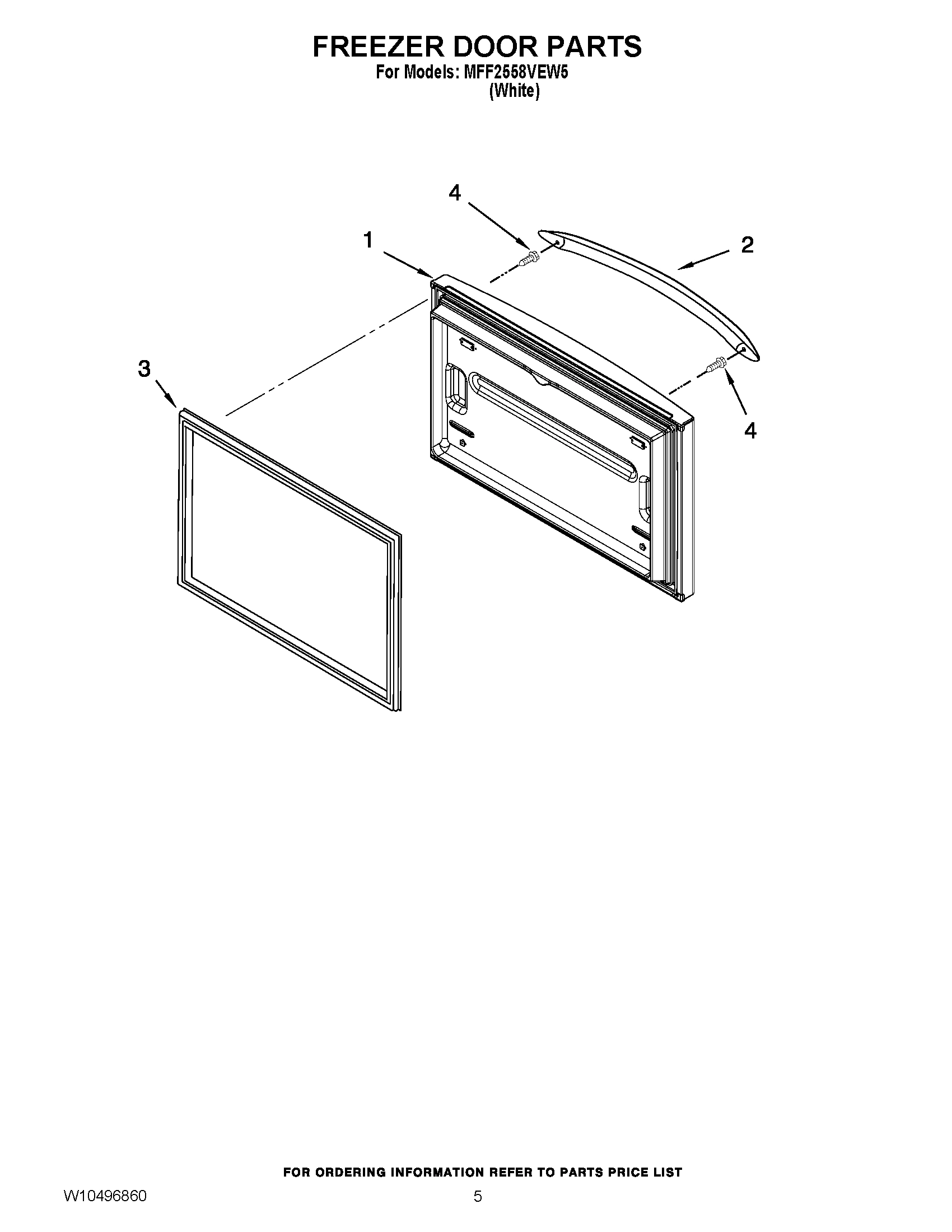 03 - FREEZER DOOR PARTS