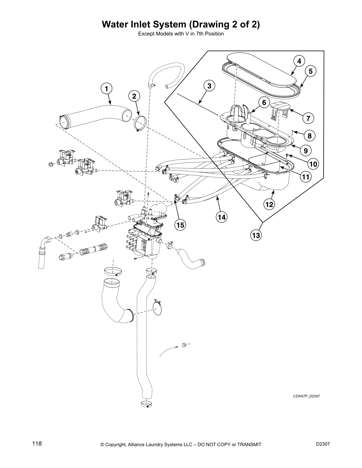 Water Inlet System (Drawing 2 of 2)