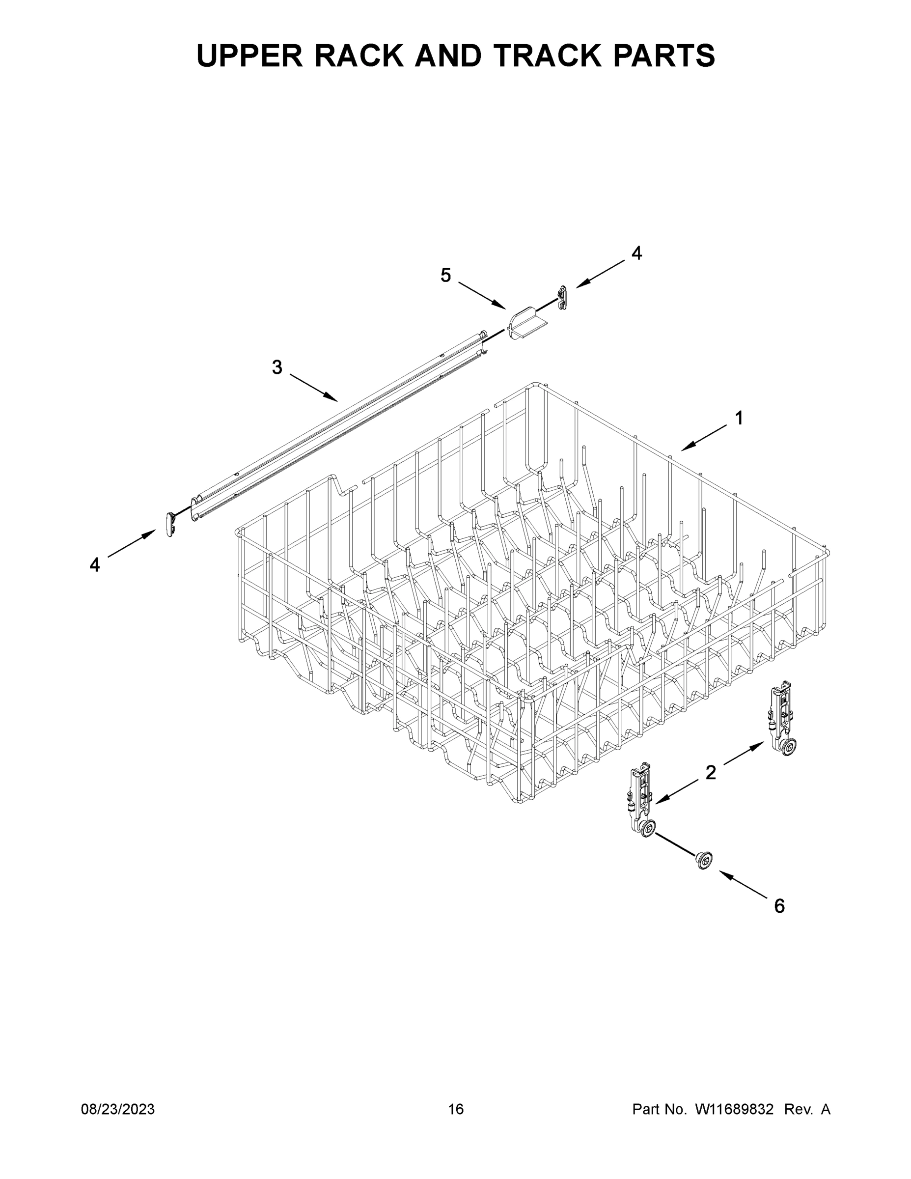 09 - UPPER RACK AND TRACK PARTS