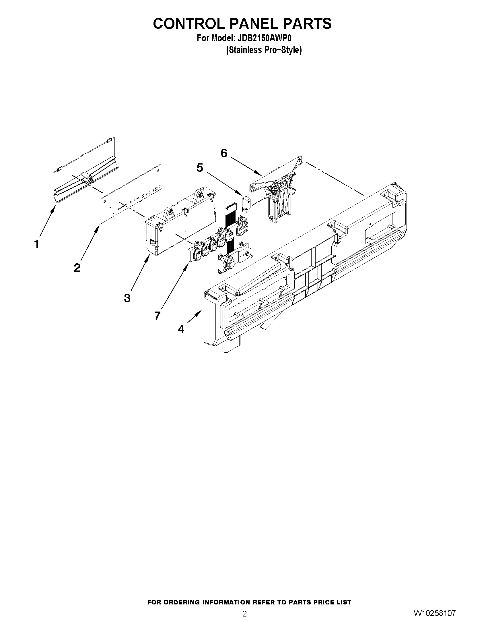 02 - CONTROL PANEL PARTS
