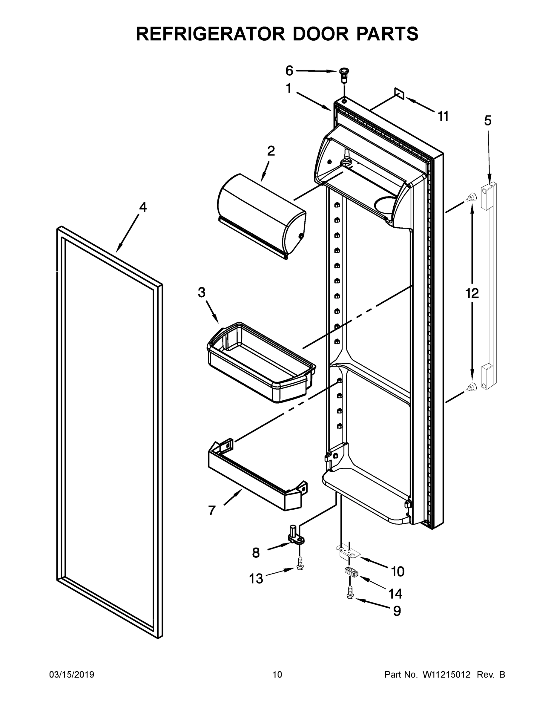 06 - REFRIGERATOR DOOR PARTS
