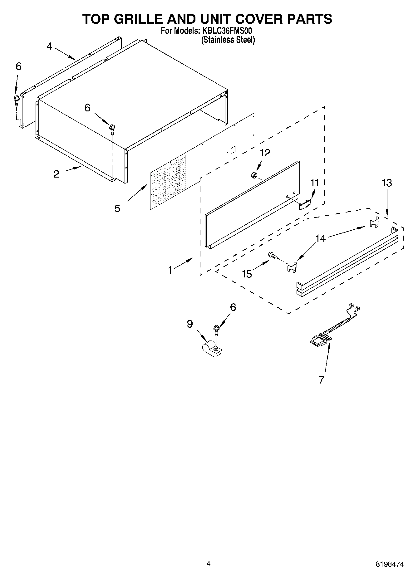 03 - TOP GRILLE AND UNIT COVER PARTS
