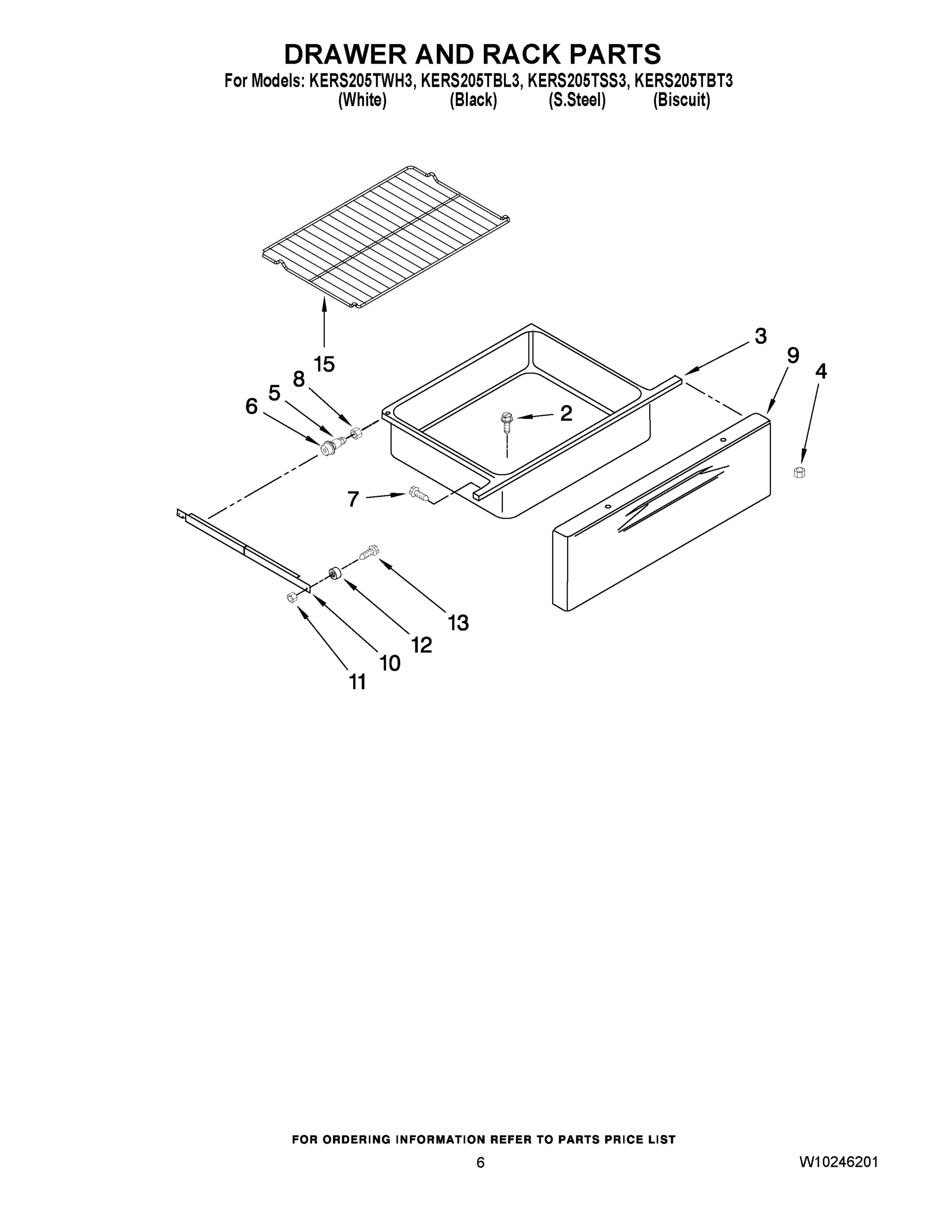 05 - DRAWER AND RACK PARTS