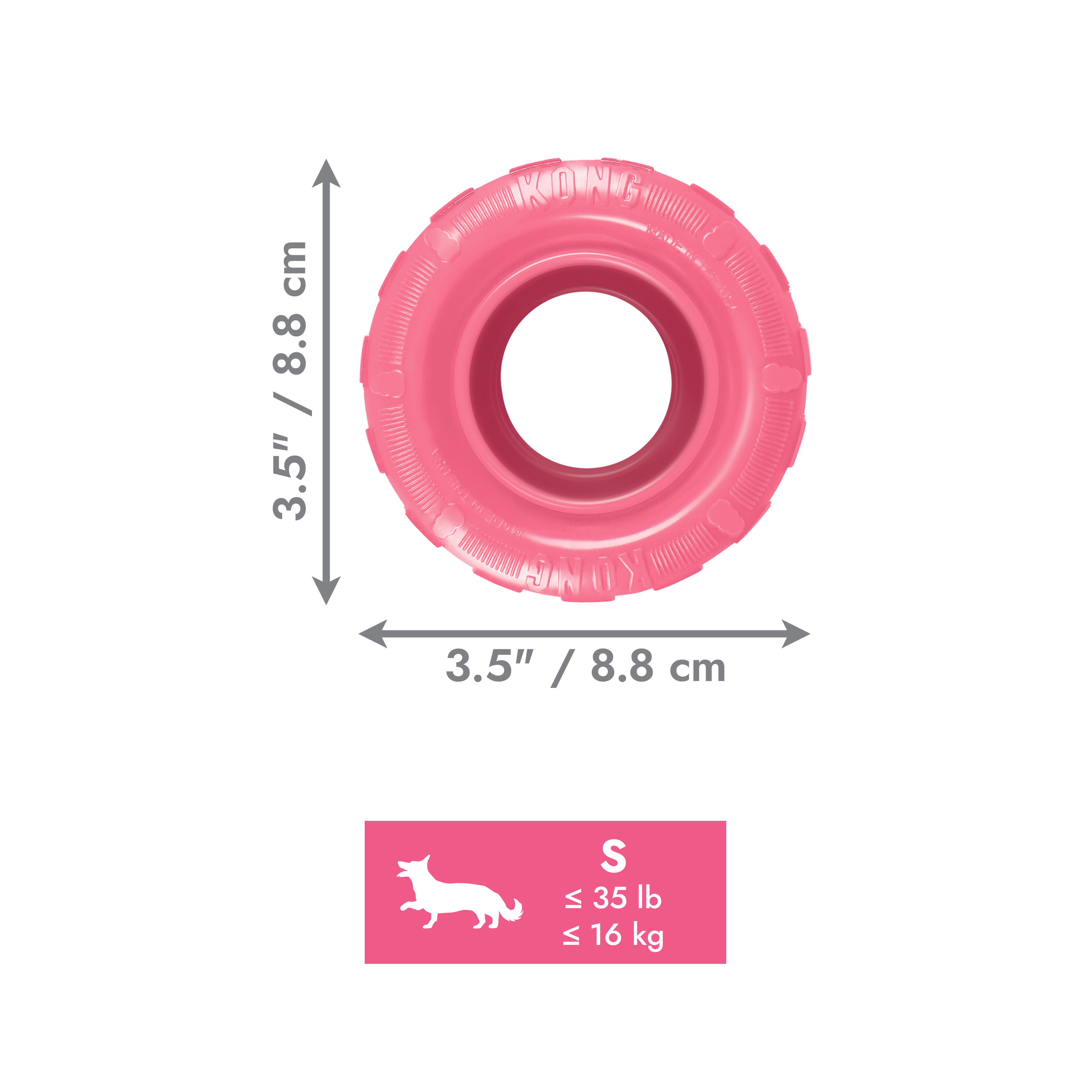 KONG Puppy Tires dimoffpack product image