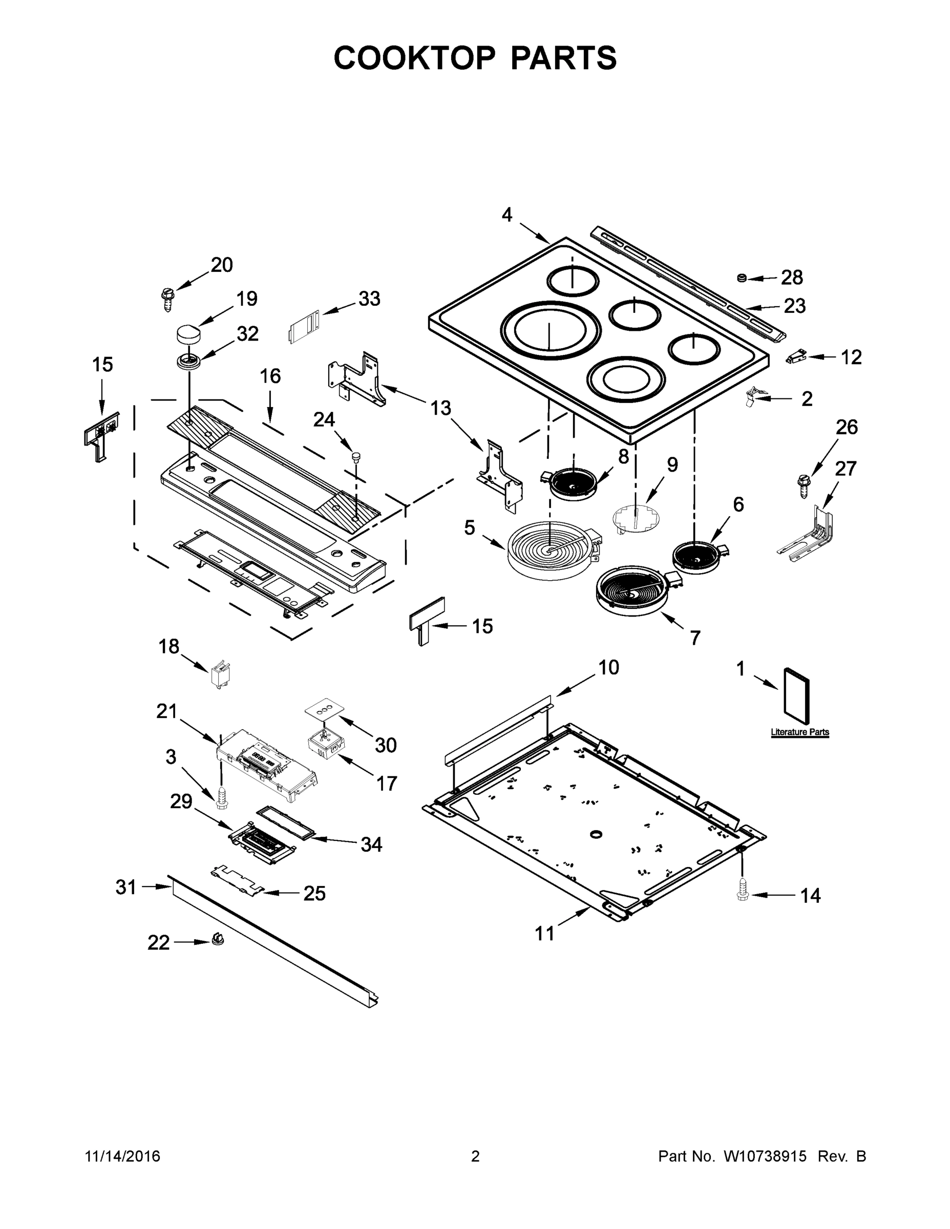 02 - COOKTOP PARTS