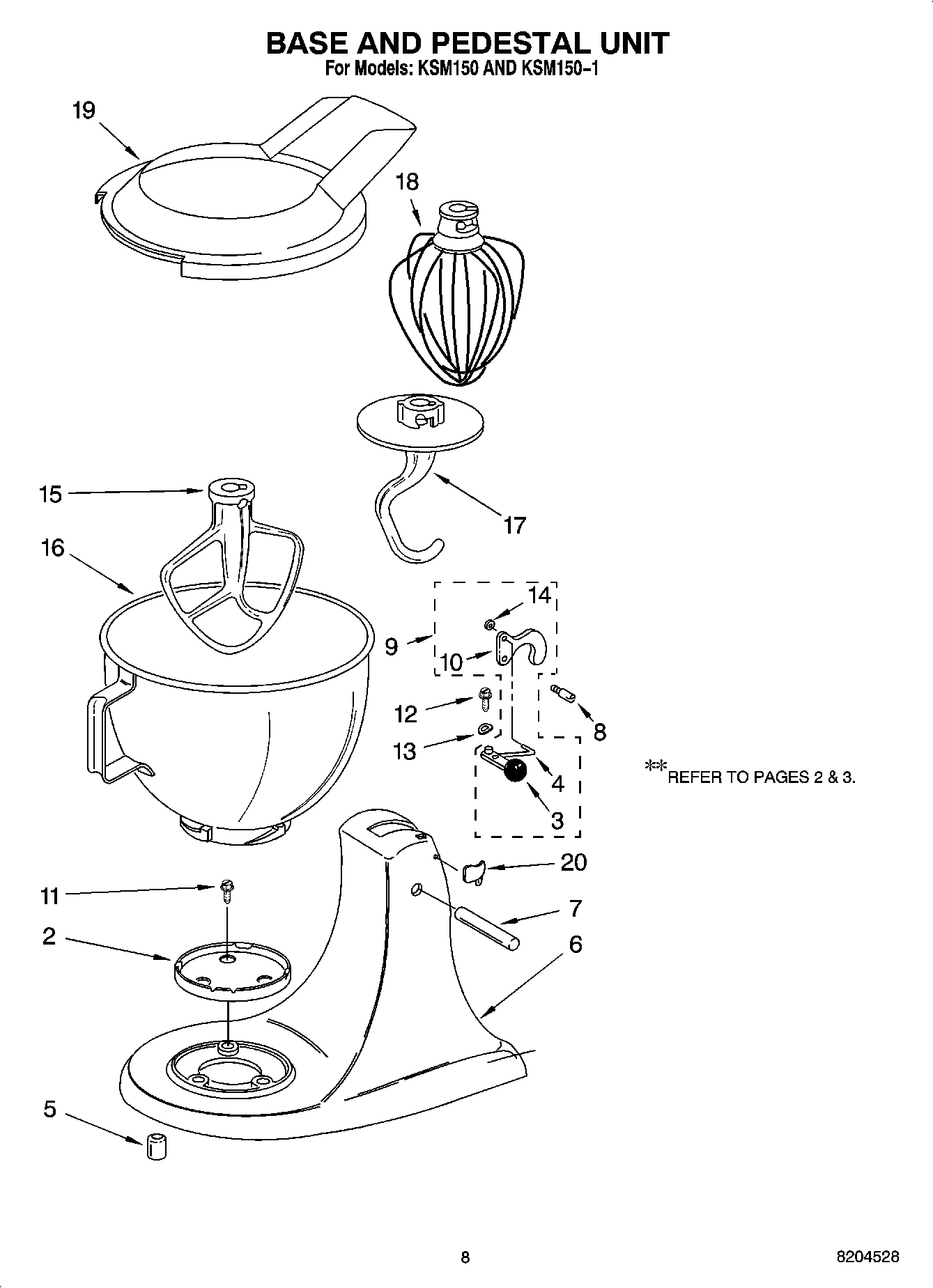 04 - BASE AND PEDESTAL UNIT