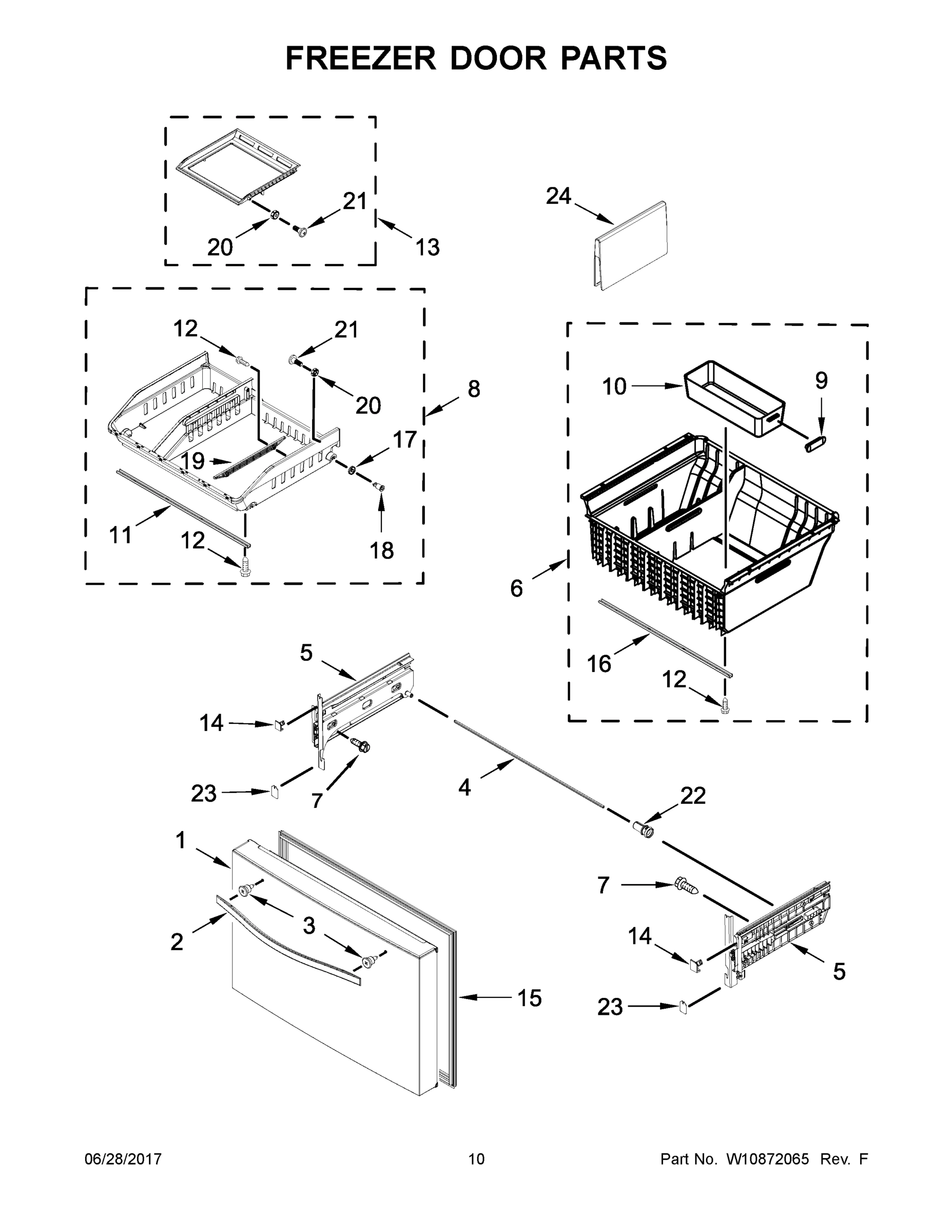 06 - FREEZER DOOR PARTS