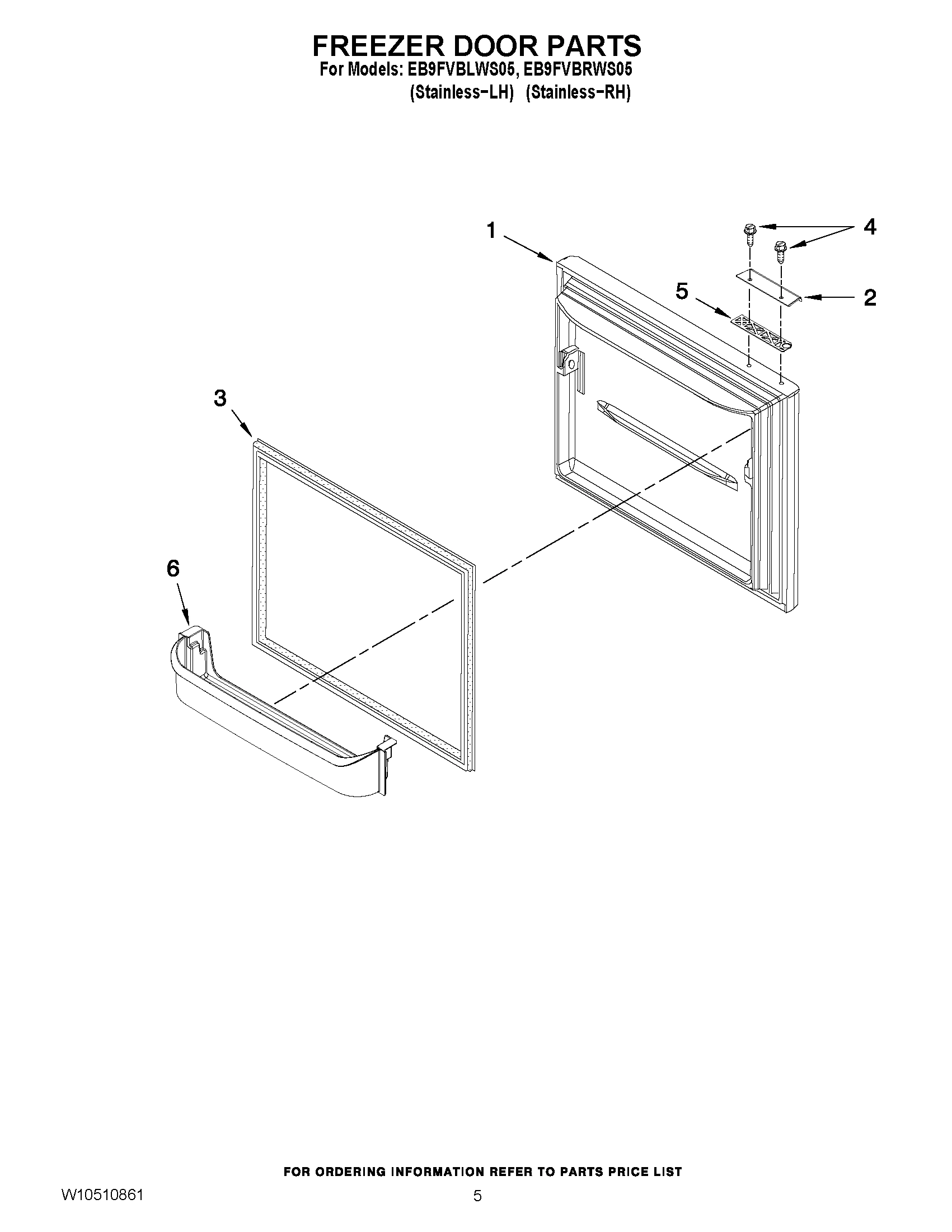 03 - FREEZER DOOR PARTS