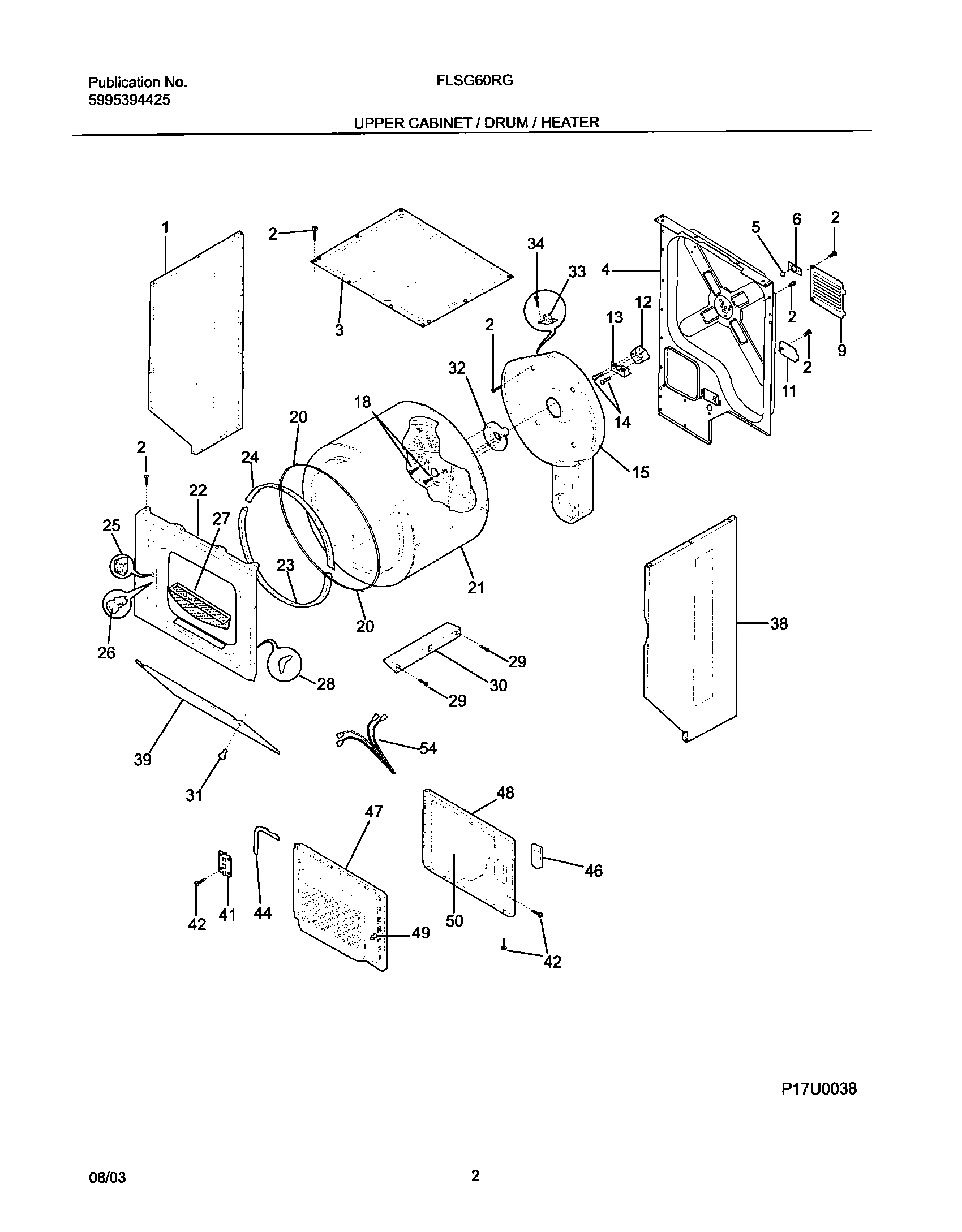 03 - UPPER CABINET/DRUM/HEATER