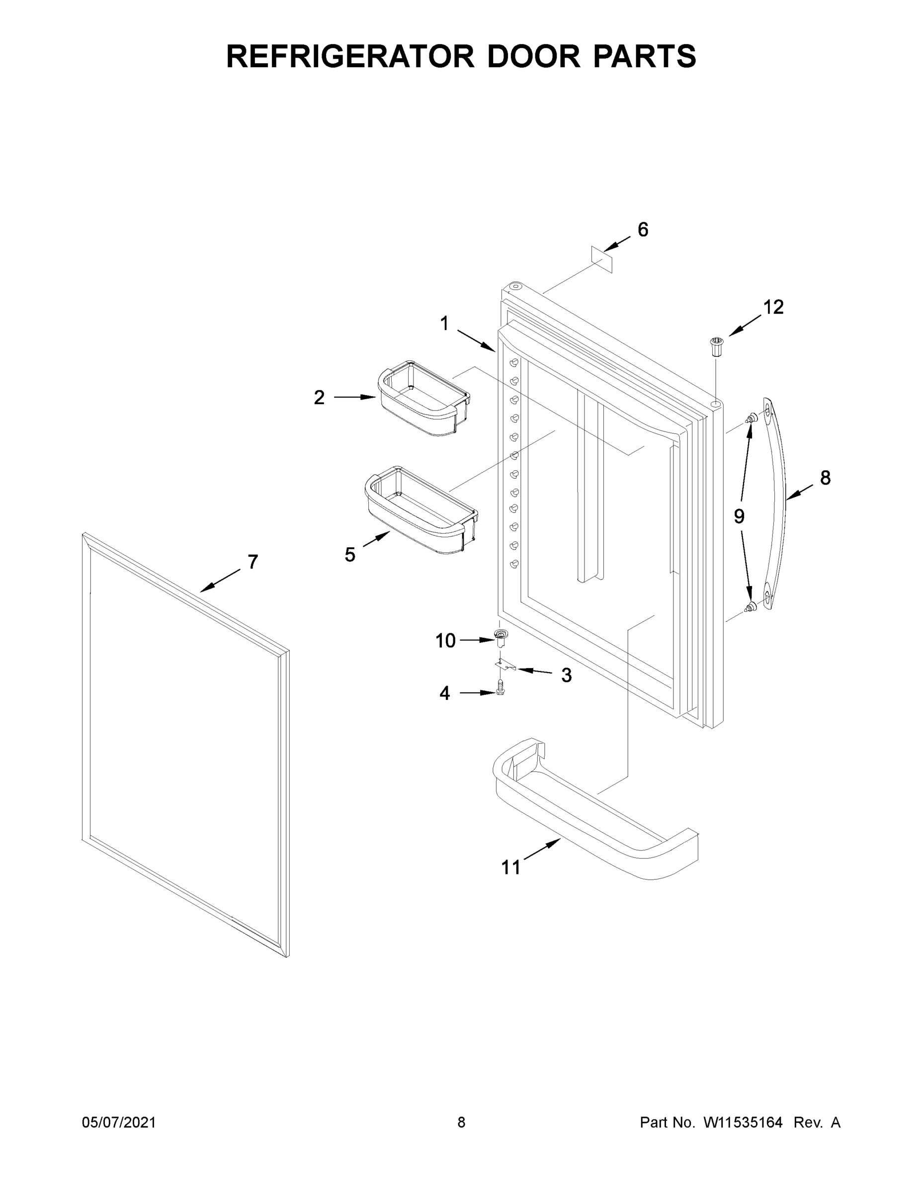 05 - REFRIGERATOR DOOR PARTS