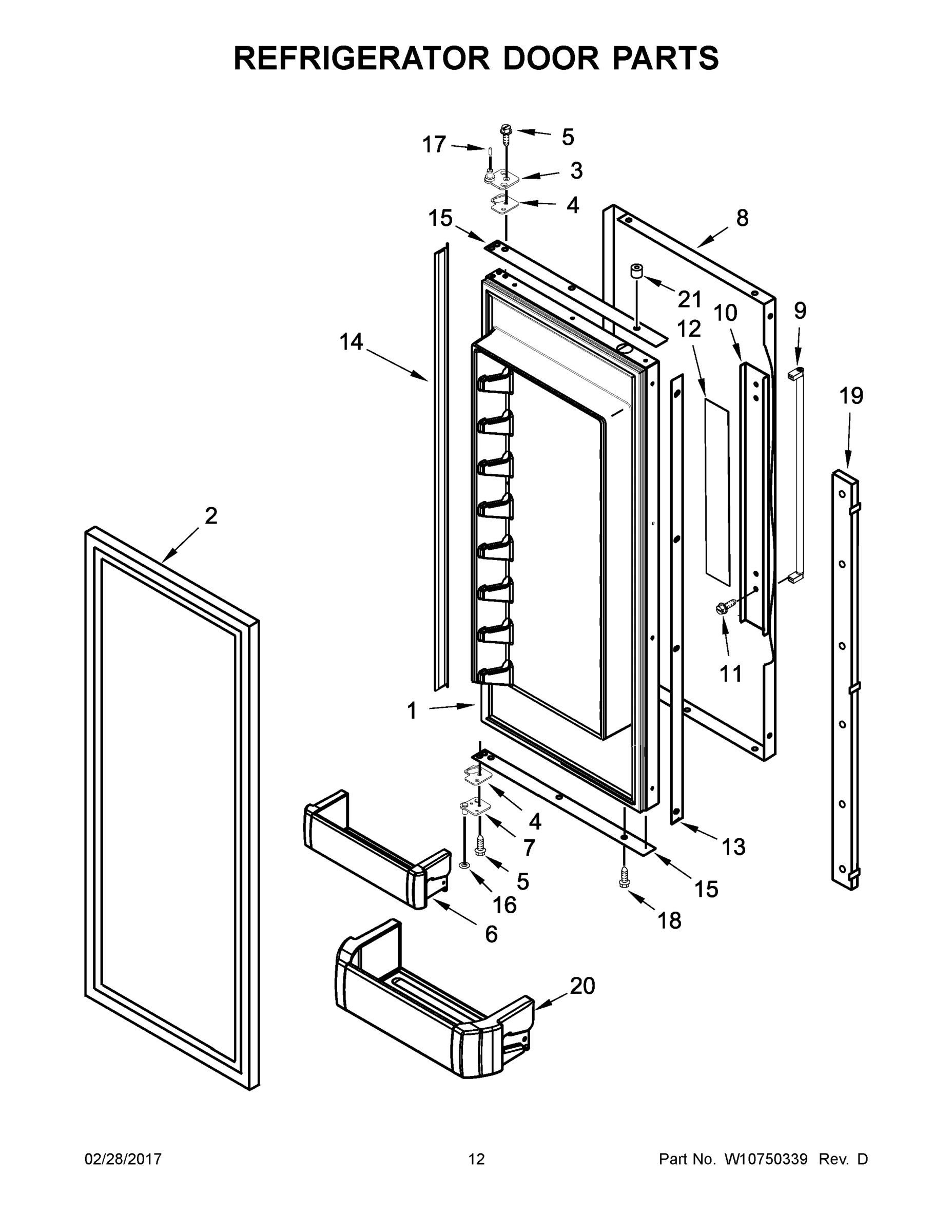 07 - REFRIGERATOR DOOR PARTS