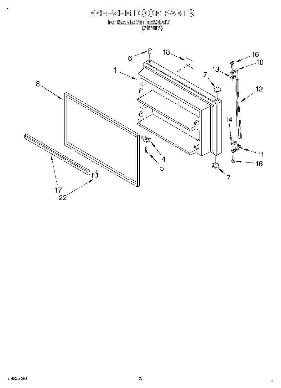 02 - FREEZER DOOR