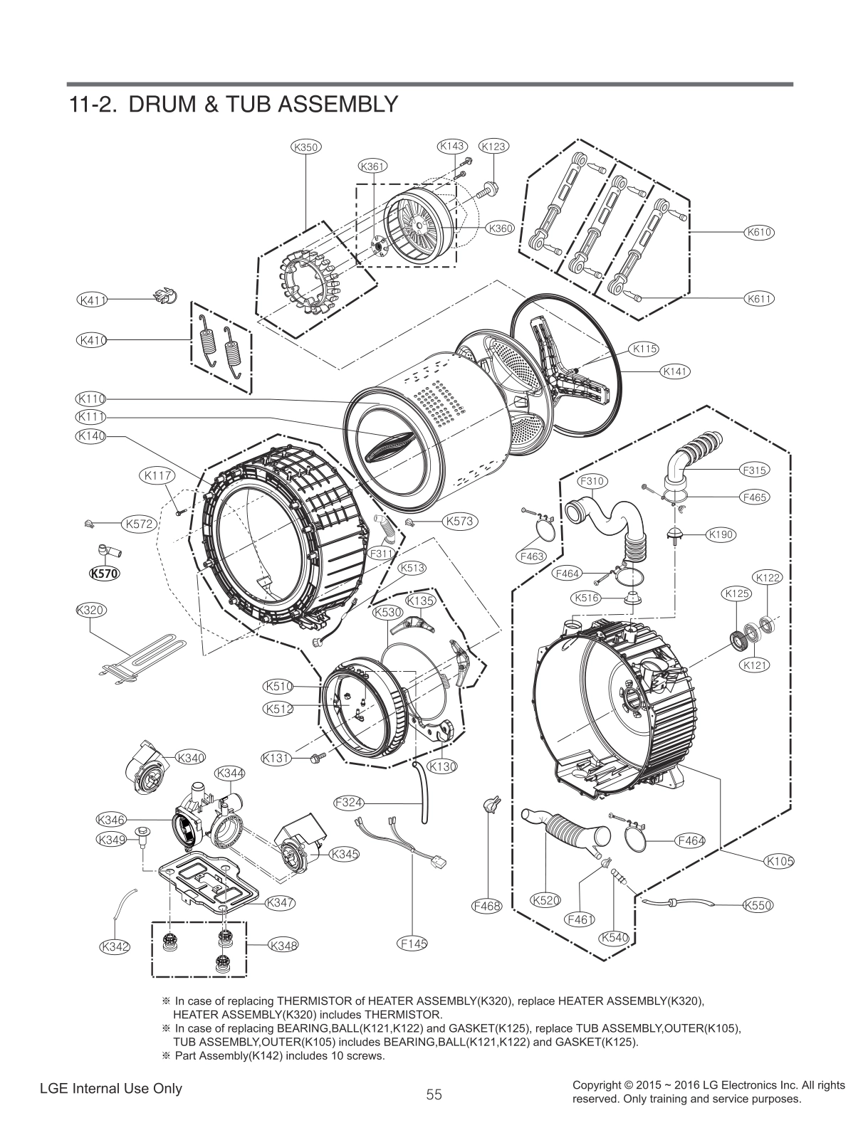 DRUM & TUB ASSEMBLY
