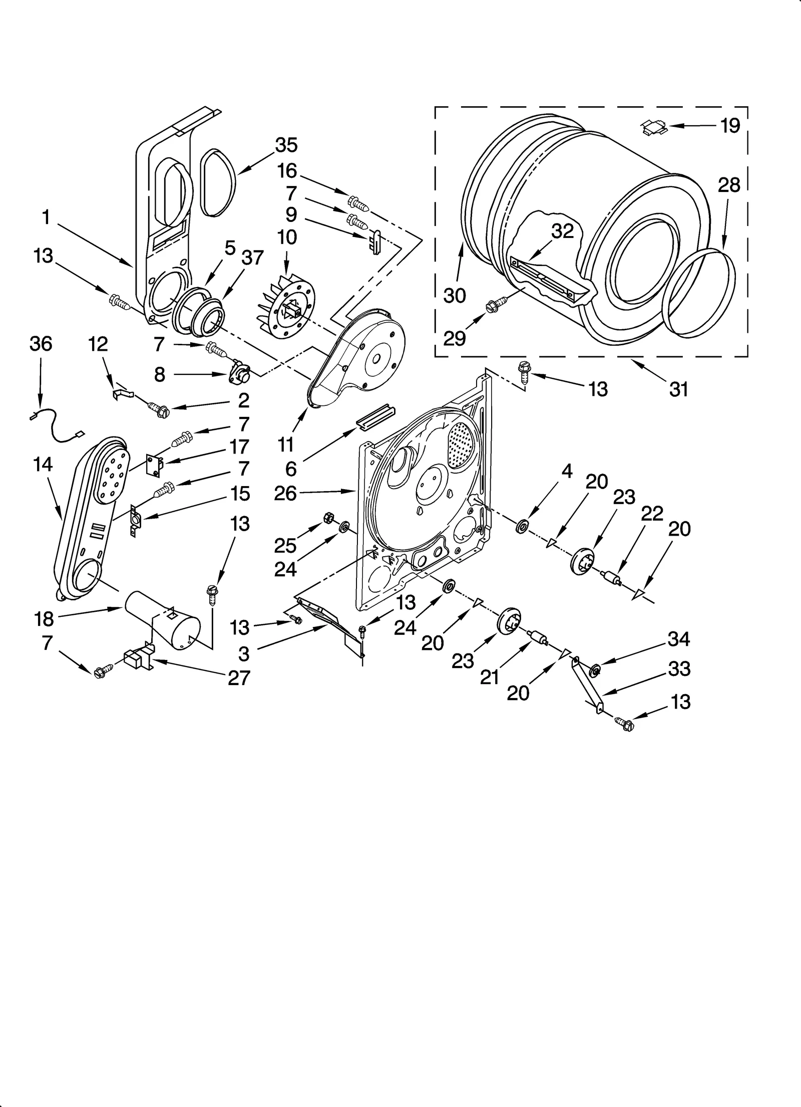 BULKHEAD PARTS, OPTIONAL PARTS (NOT INCLUDED)