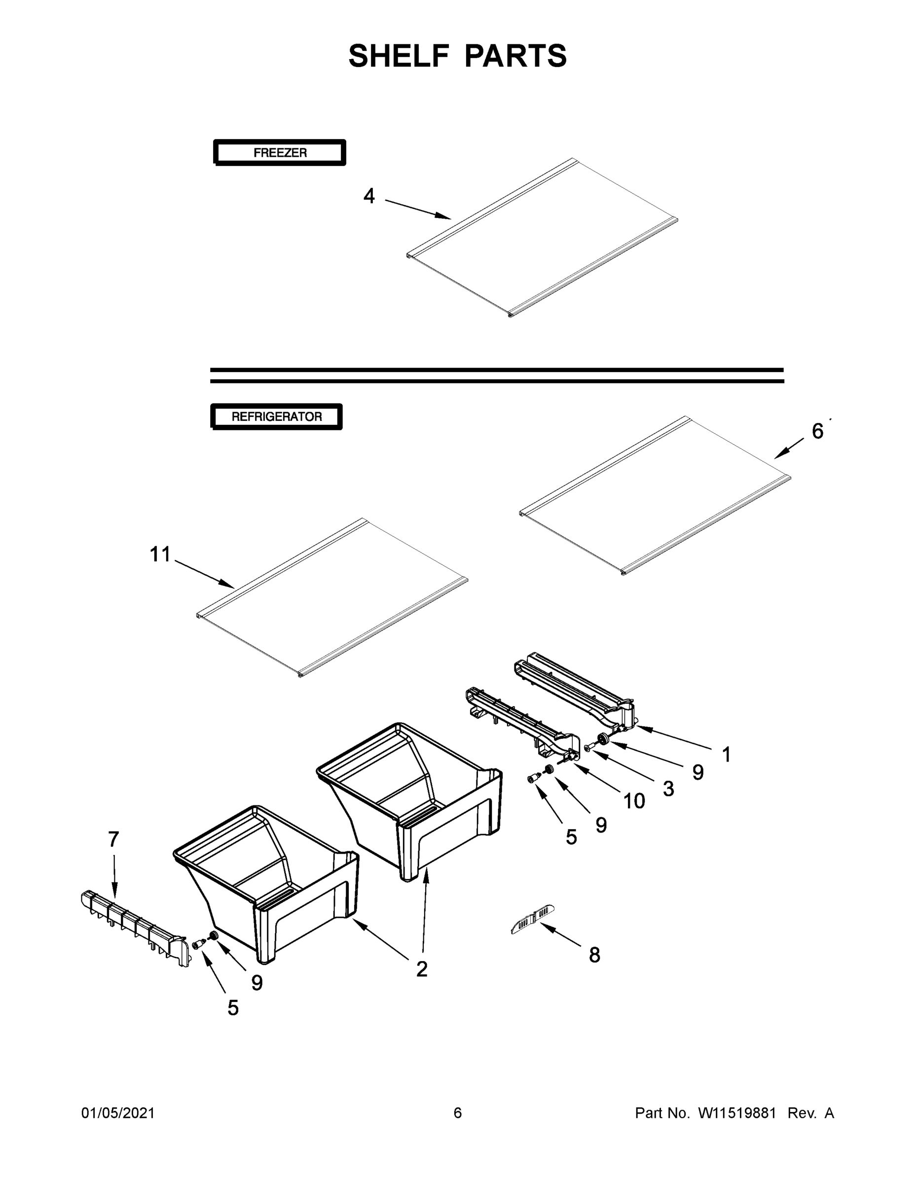 04 - SHELF PARTS