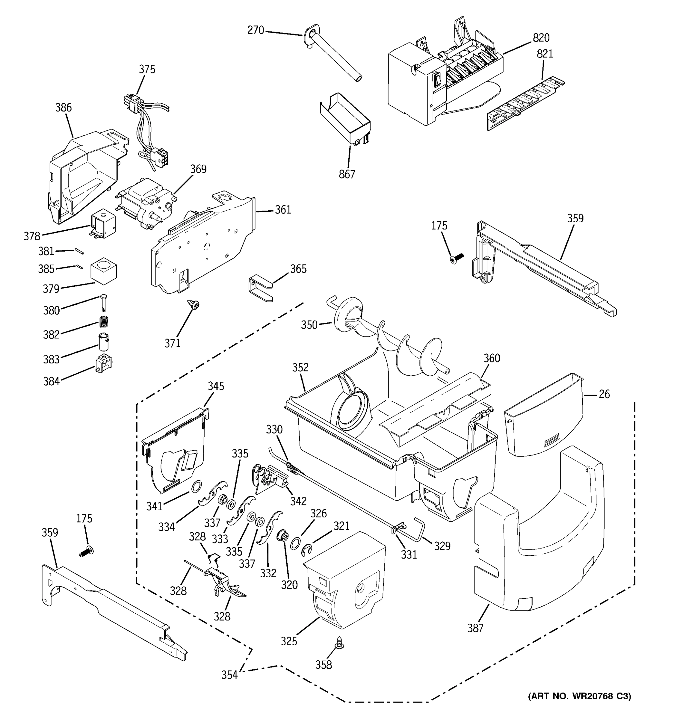 ICE MAKER & DISPENSER