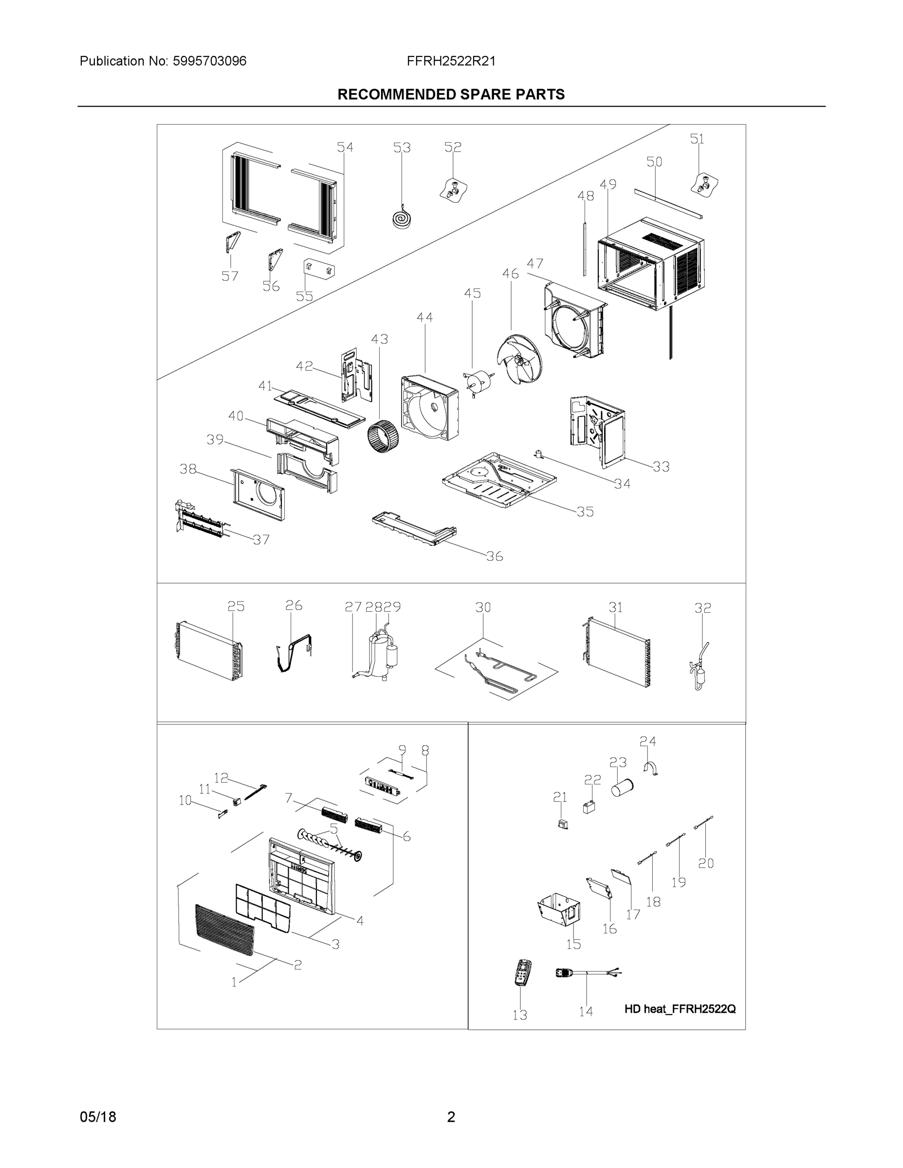 02 - RECOMMENDED SPARE PARTS