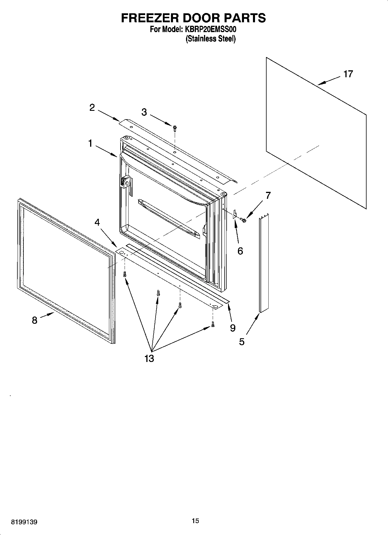 08 - FREEZER DOOR PARTS, OPTIONAL PARTS