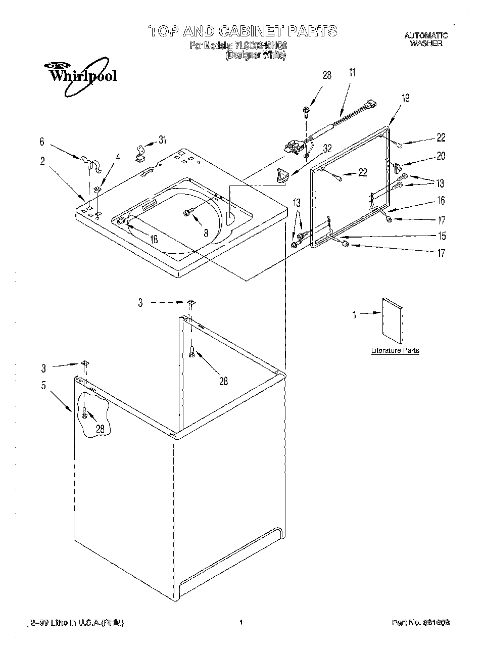 01 - TOP AND CABINET, LITERATURE