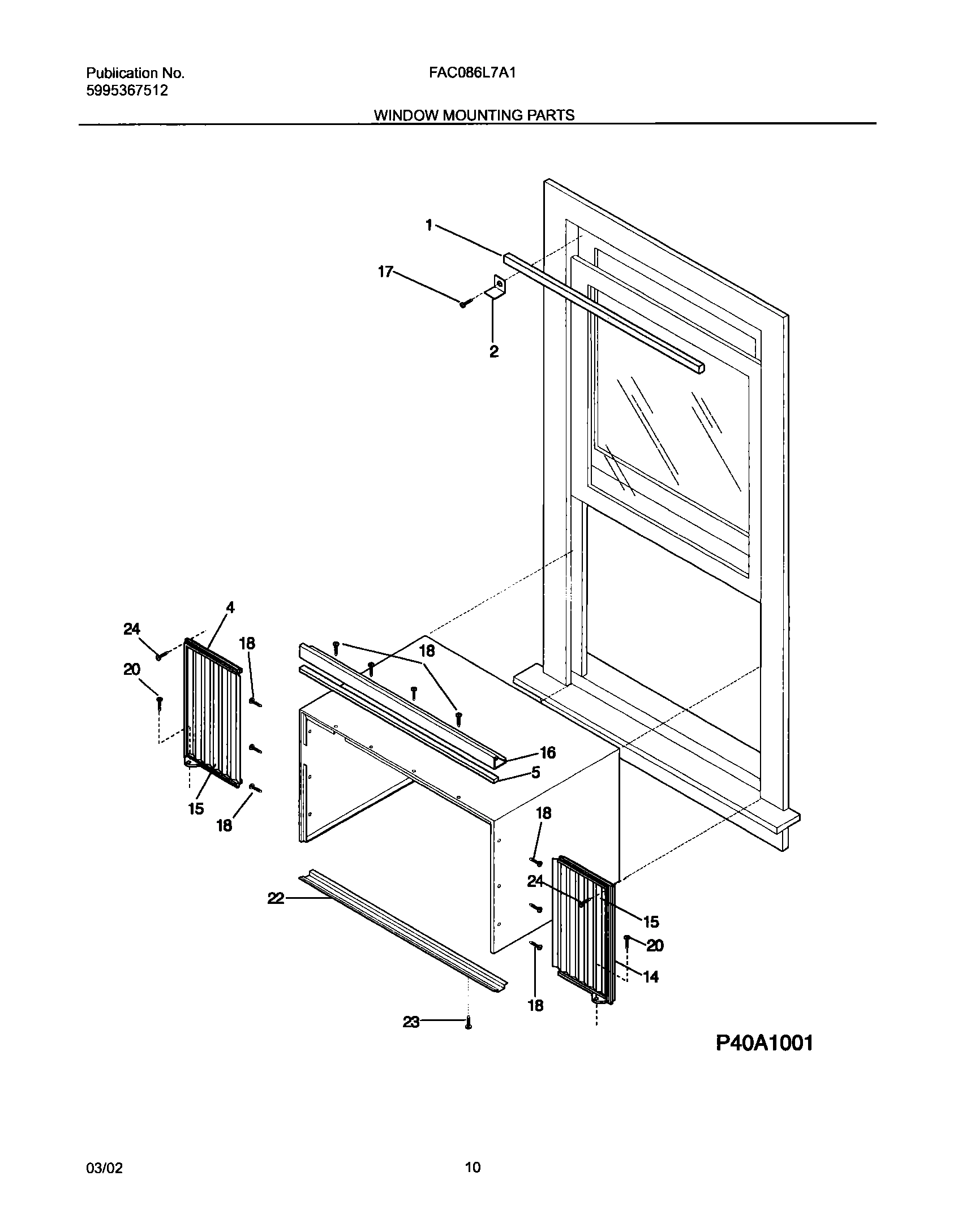 11 - WINDOW MOUNTING PARTS