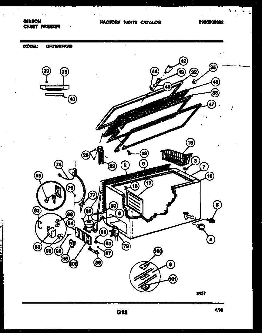 02 - CHEST FREEZER PARTS