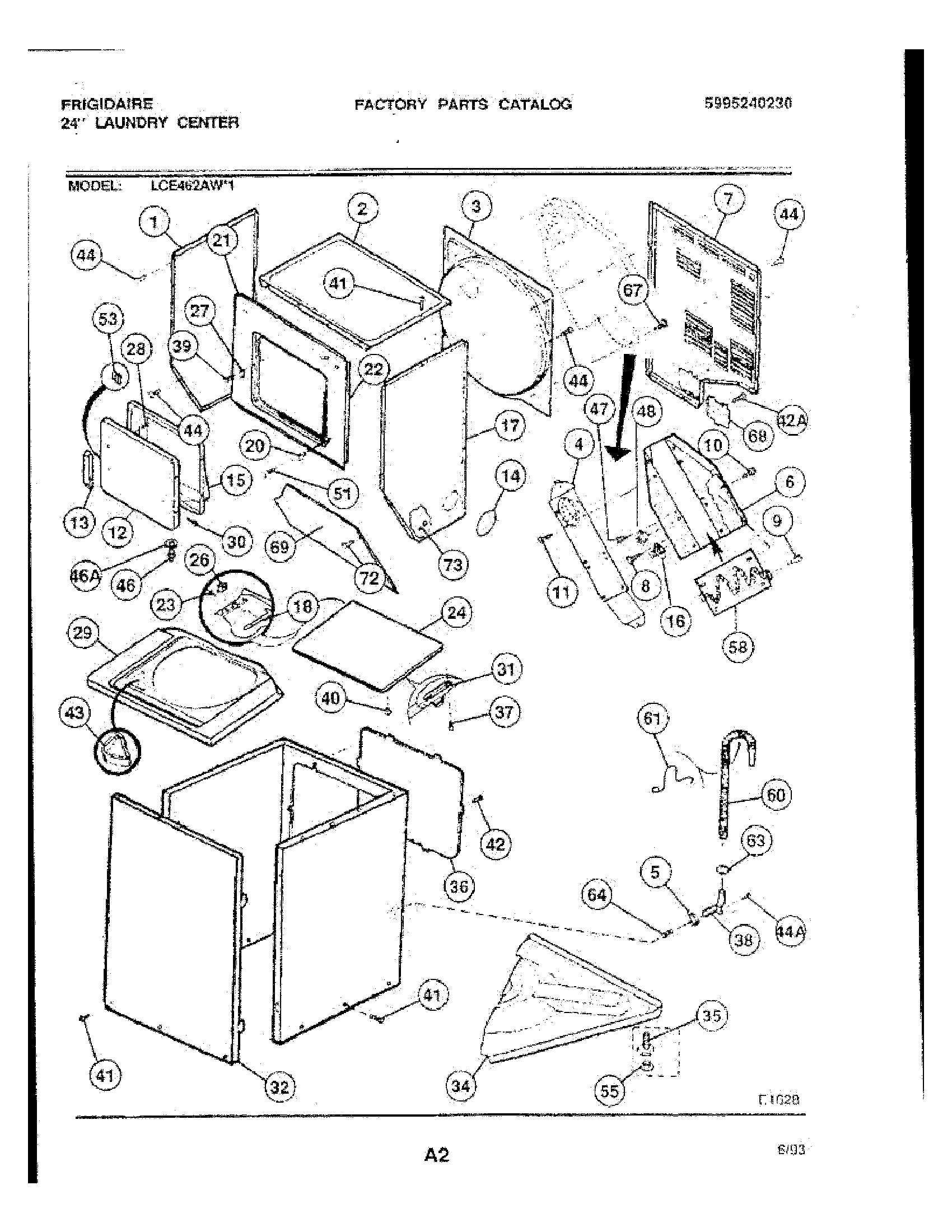 02 - CABINET PARTS AND HEATER