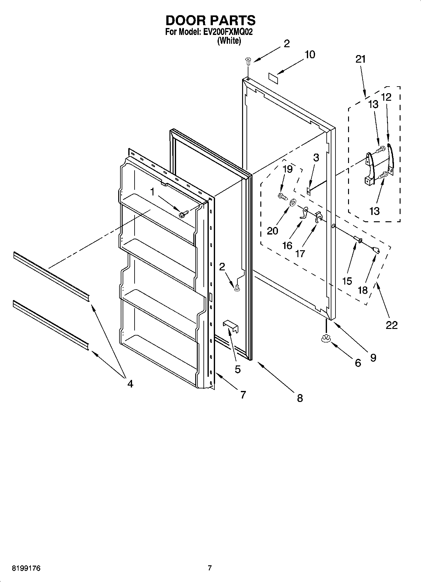 04 - DOOR PARTS, OPTIONAL PARTS (NOT INCLUDED)
