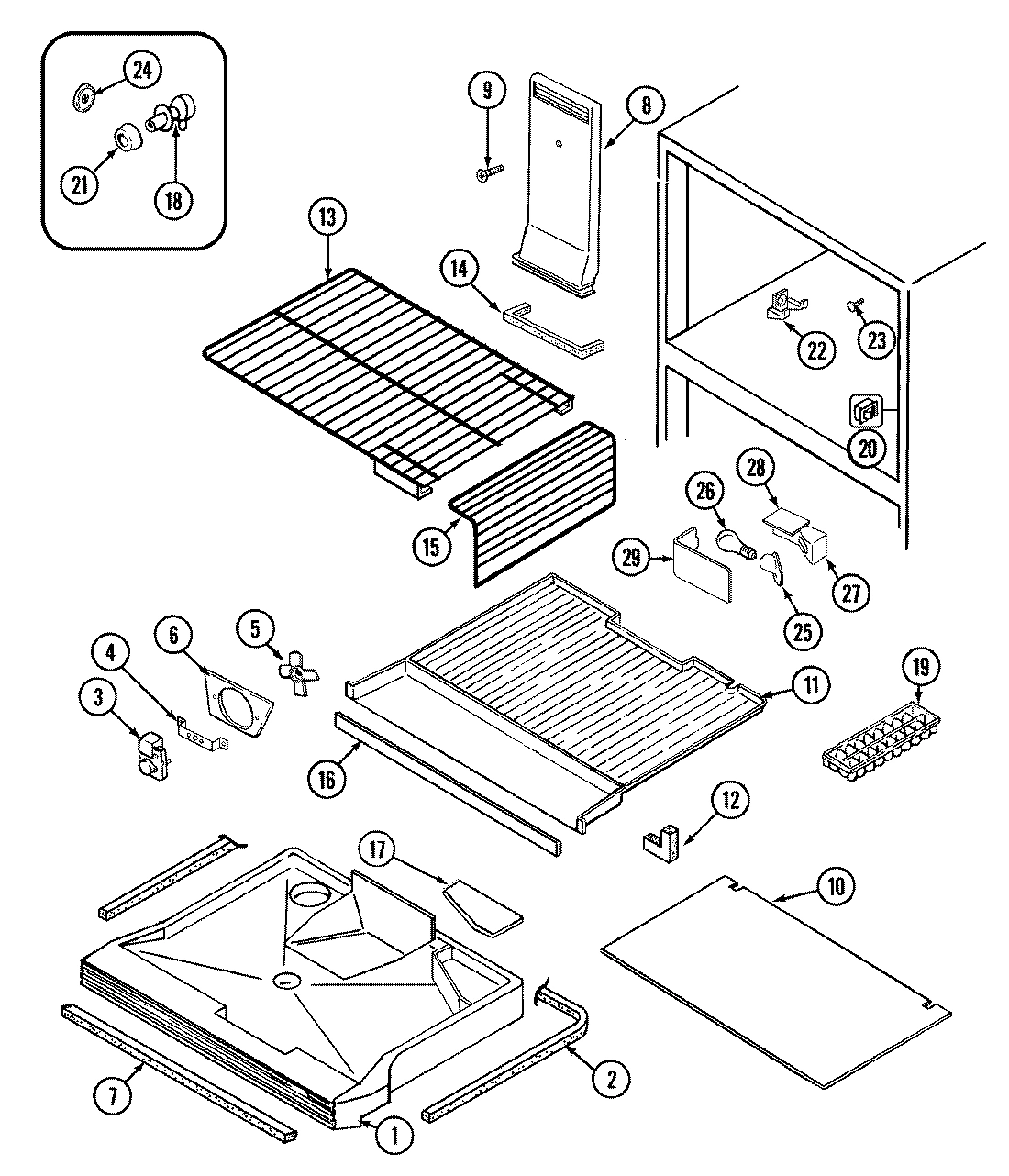 01 - FREEZER COMPARTMENT