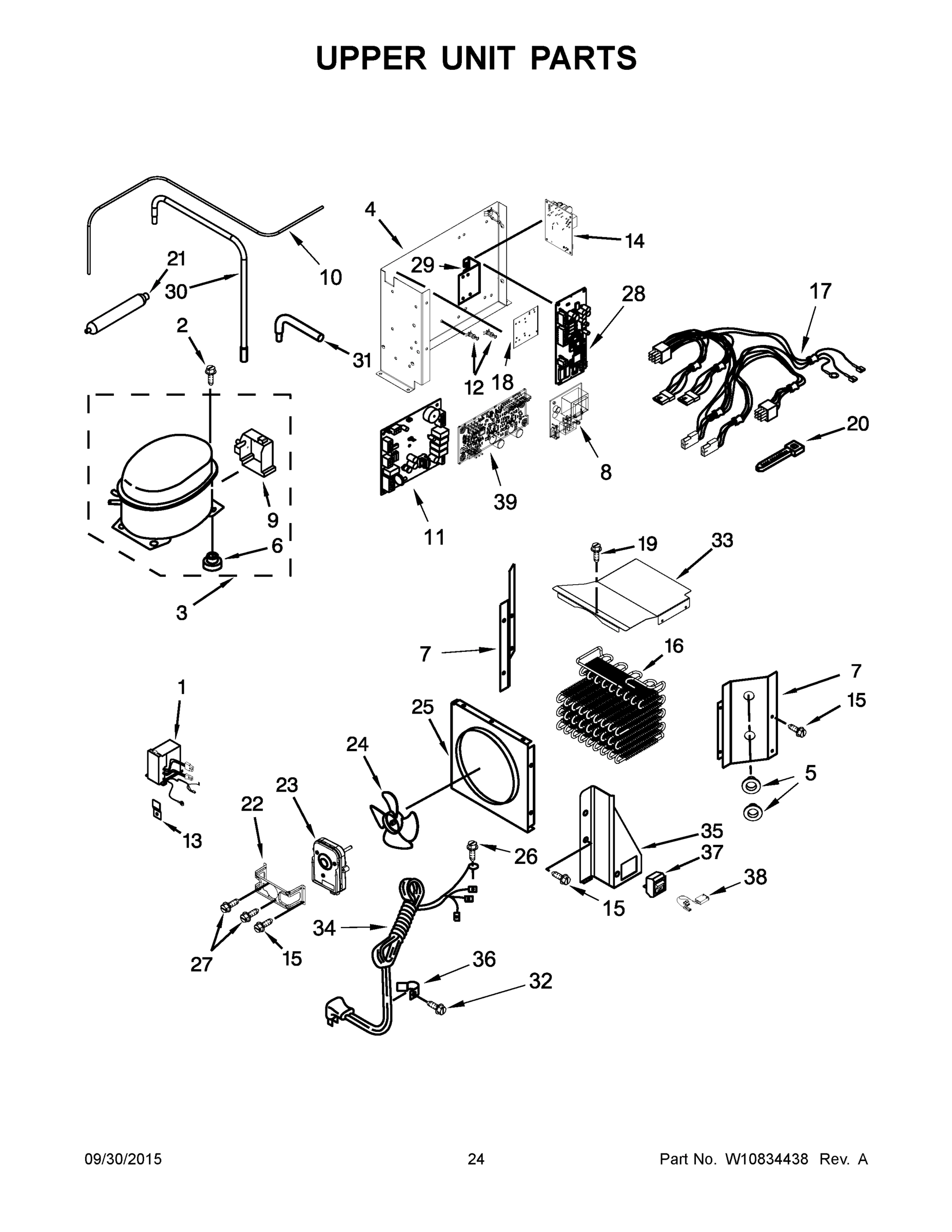 13 - UPPER UNIT PARTS