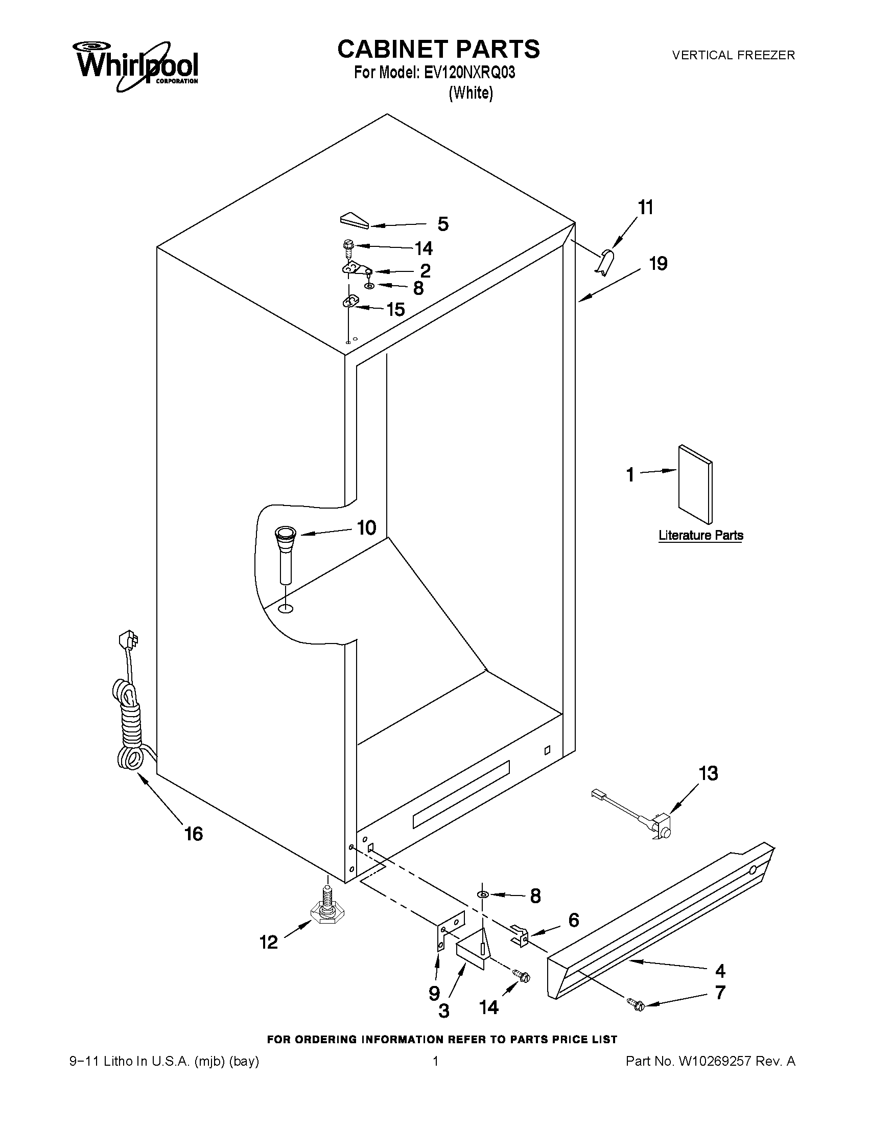 01 - CABINET PARTS