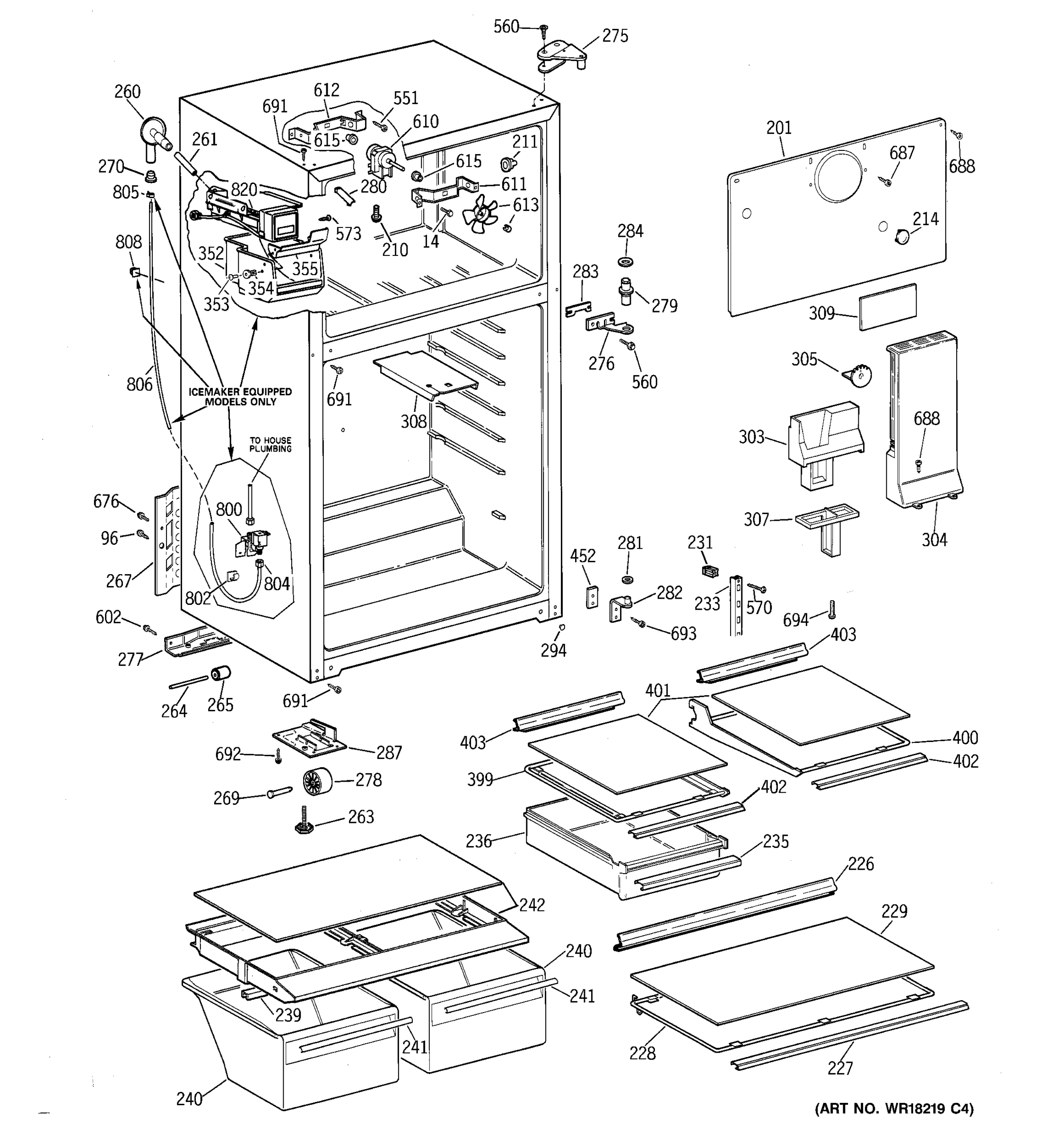 CABINET PARTS