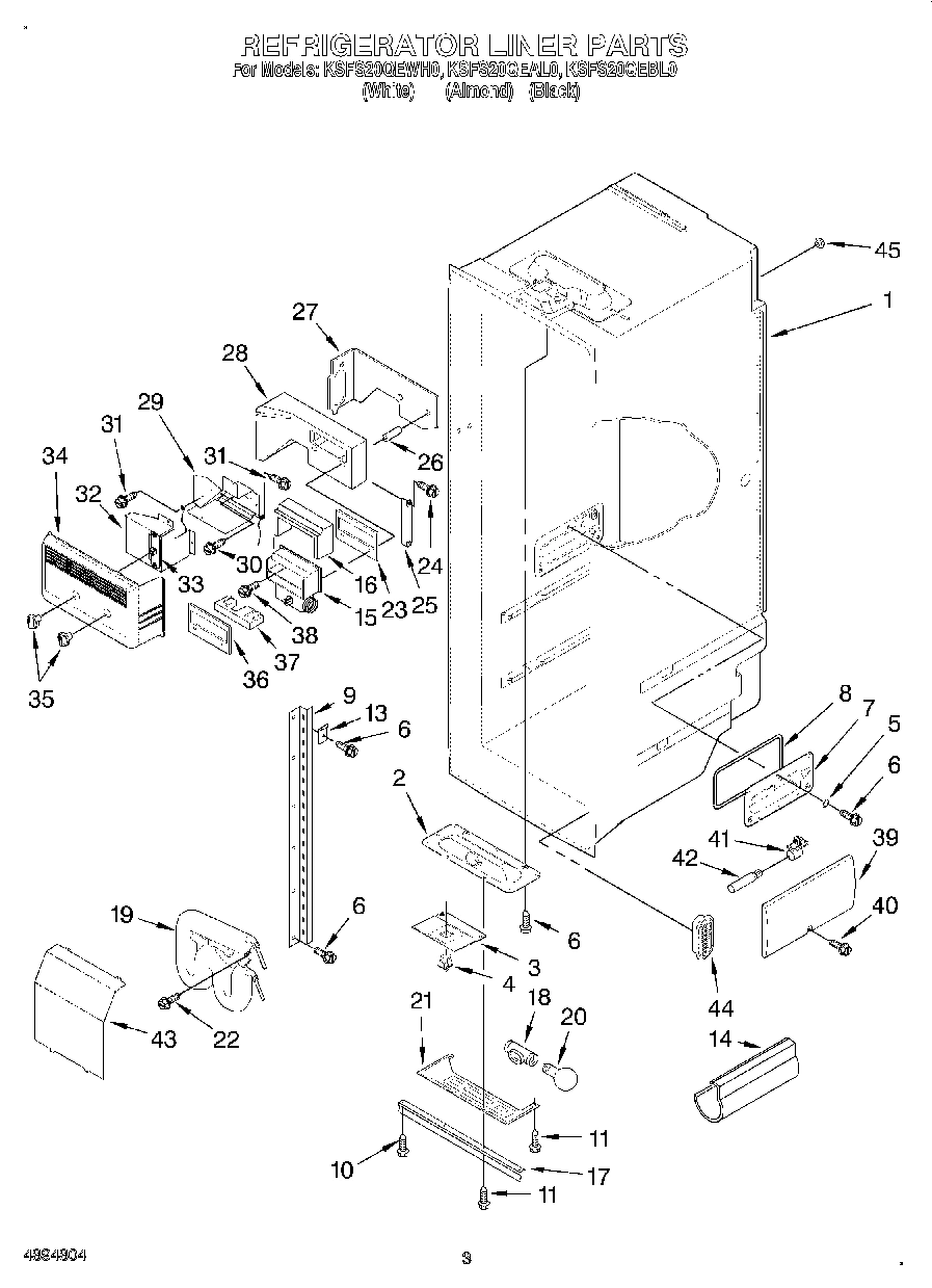 02 - REFRIGERATOR LINER