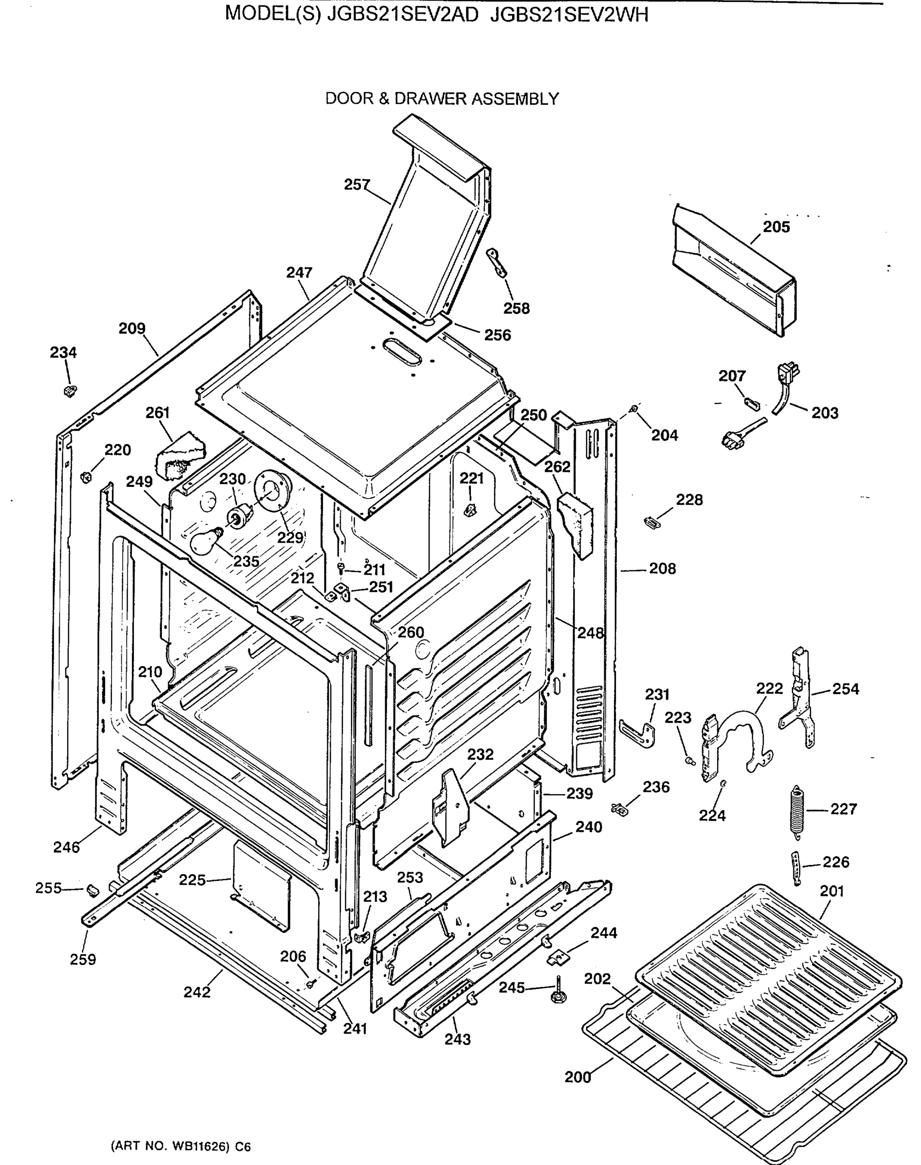 DOOR & DRAWER ASSEMBLY