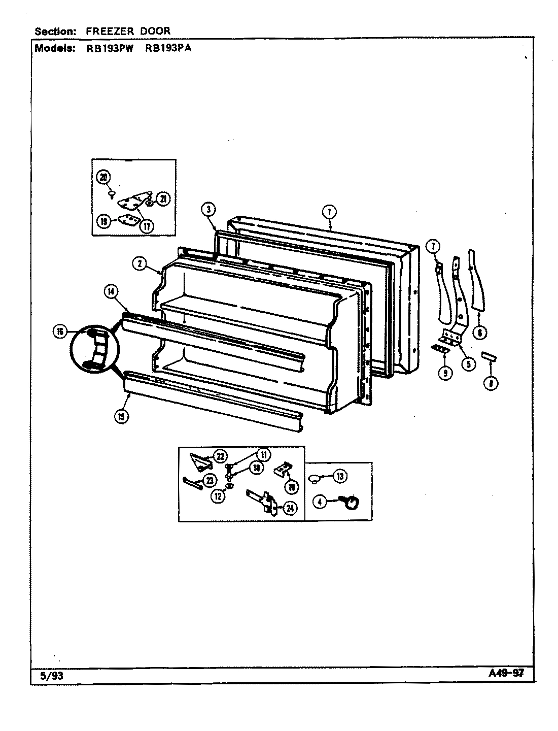 02 - FREEZER DOOR