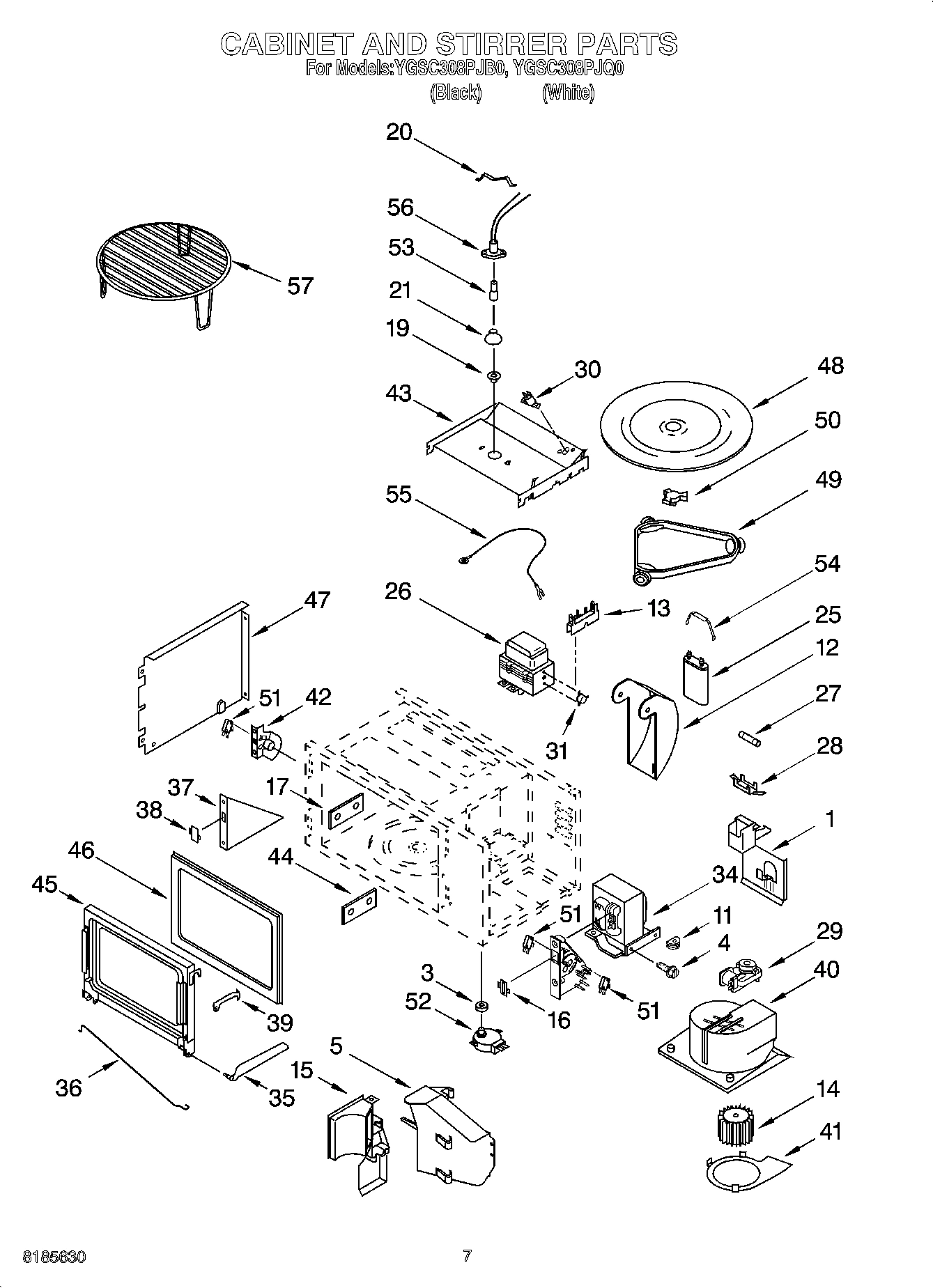06 - CABINET AND STIRRER PARTS