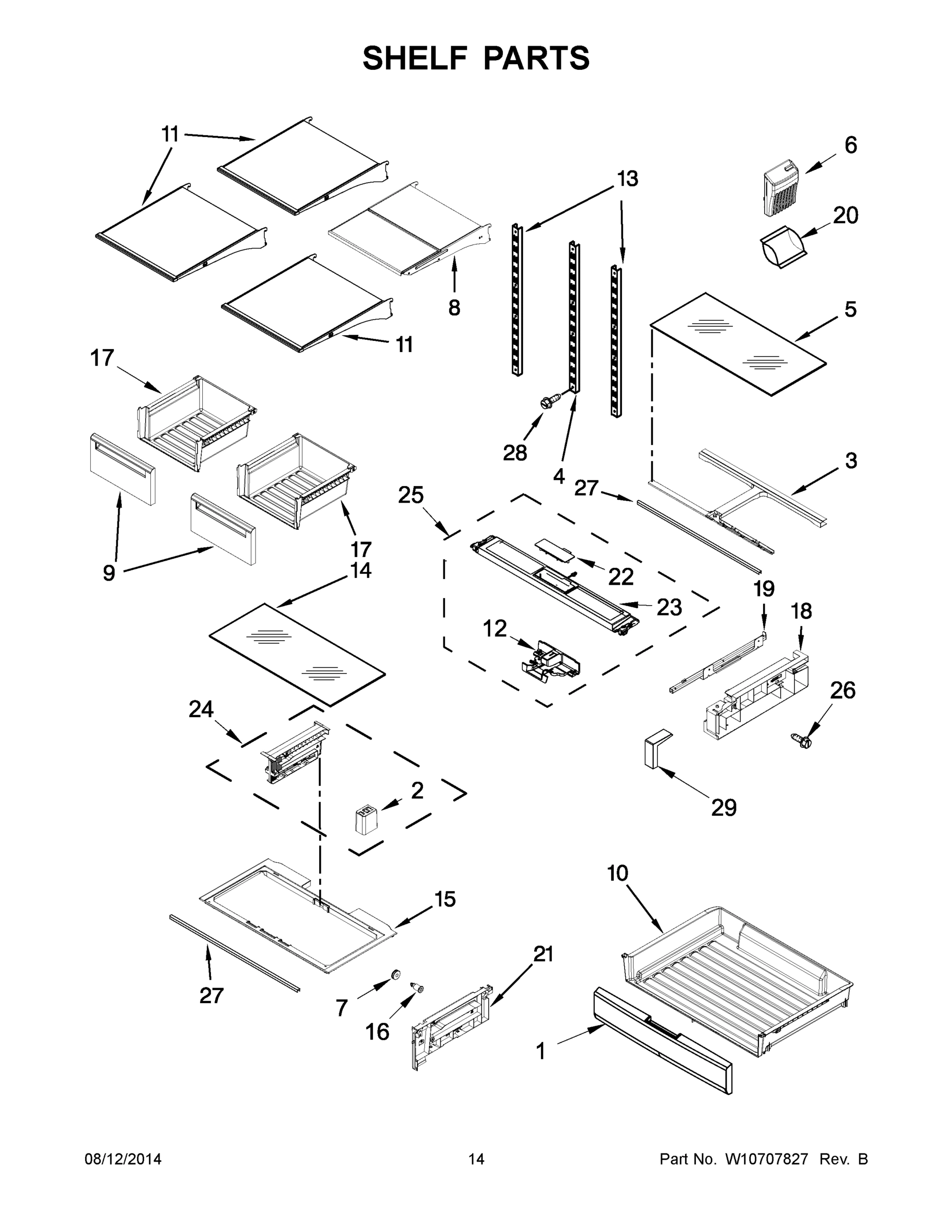 08 - SHELF PARTS
