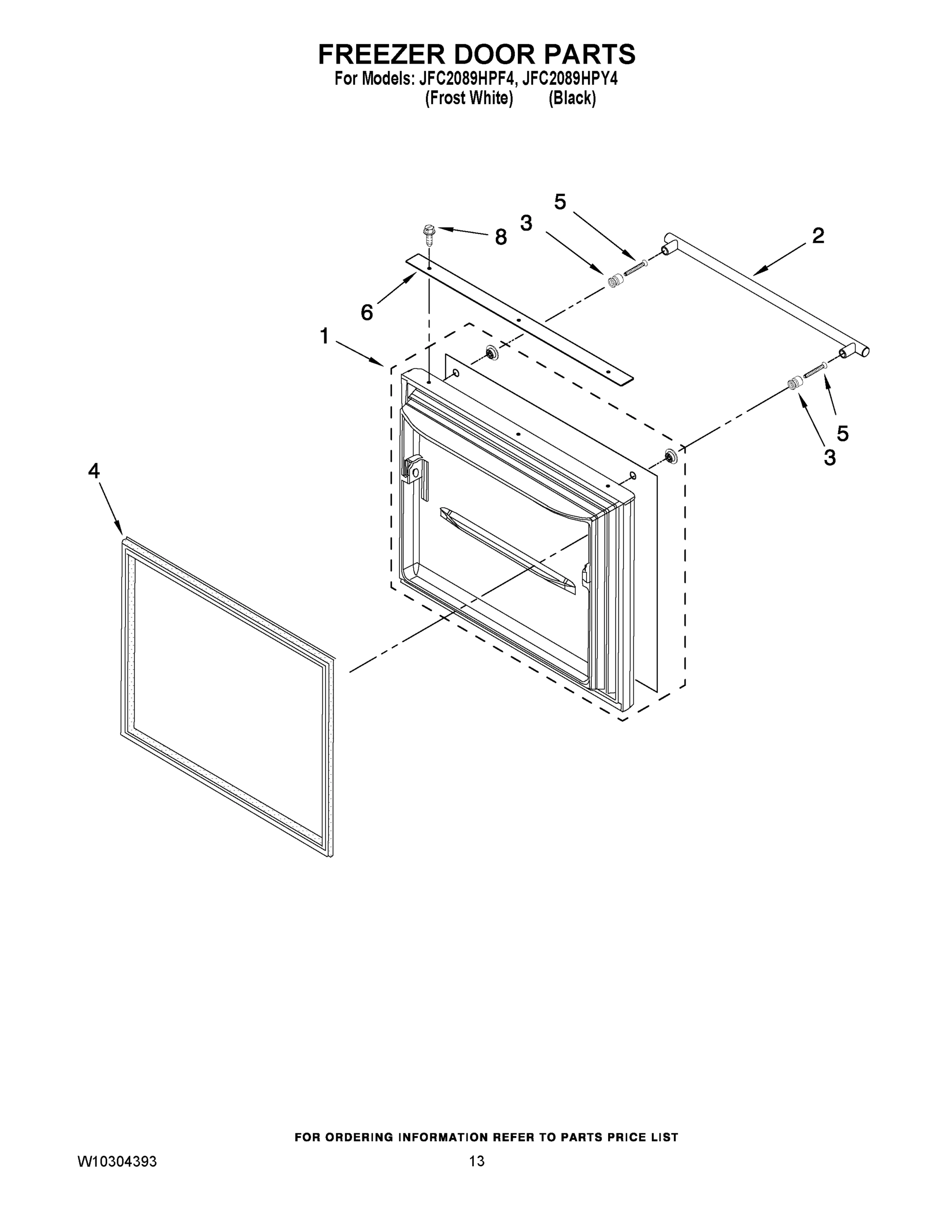 07 - FREEZER DOOR PARTS