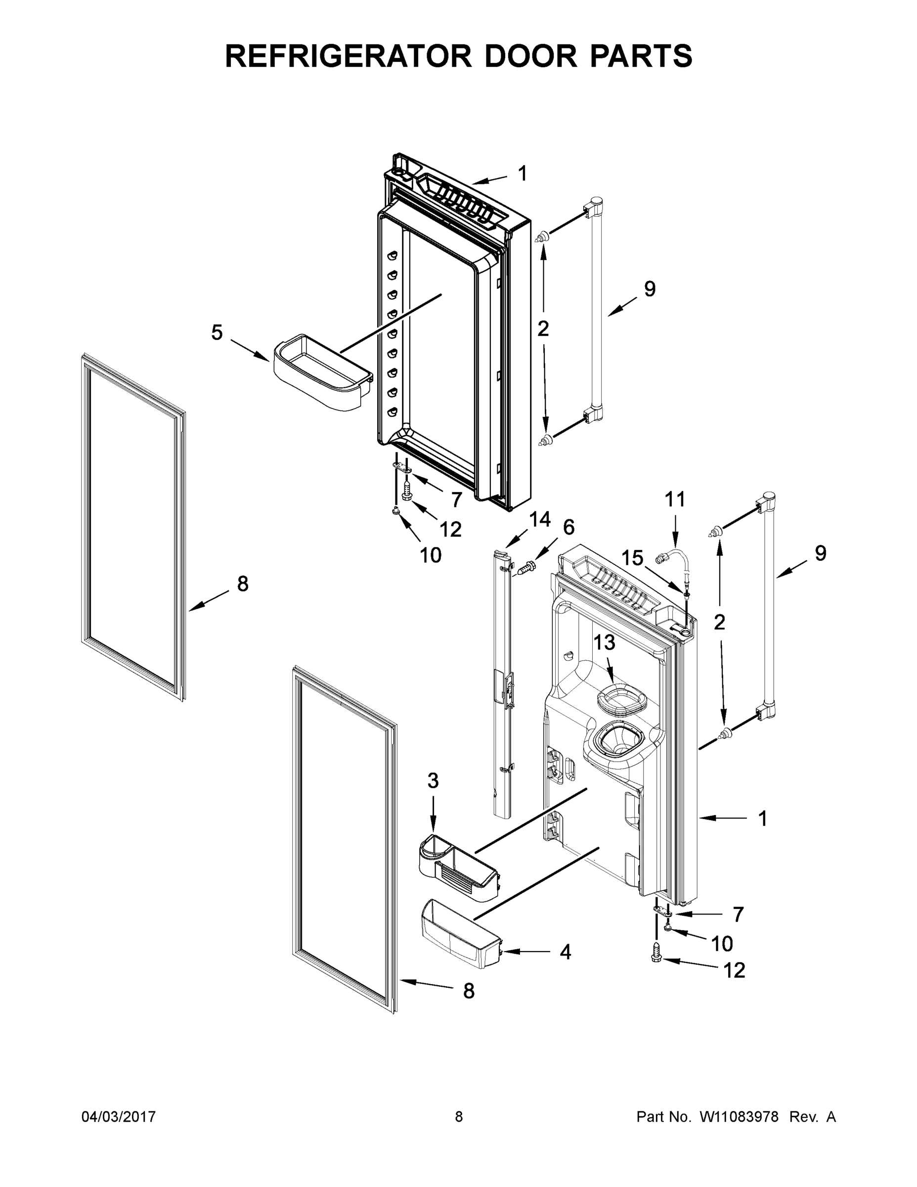 05 - REFRIGERATOR DOOR PARTS
