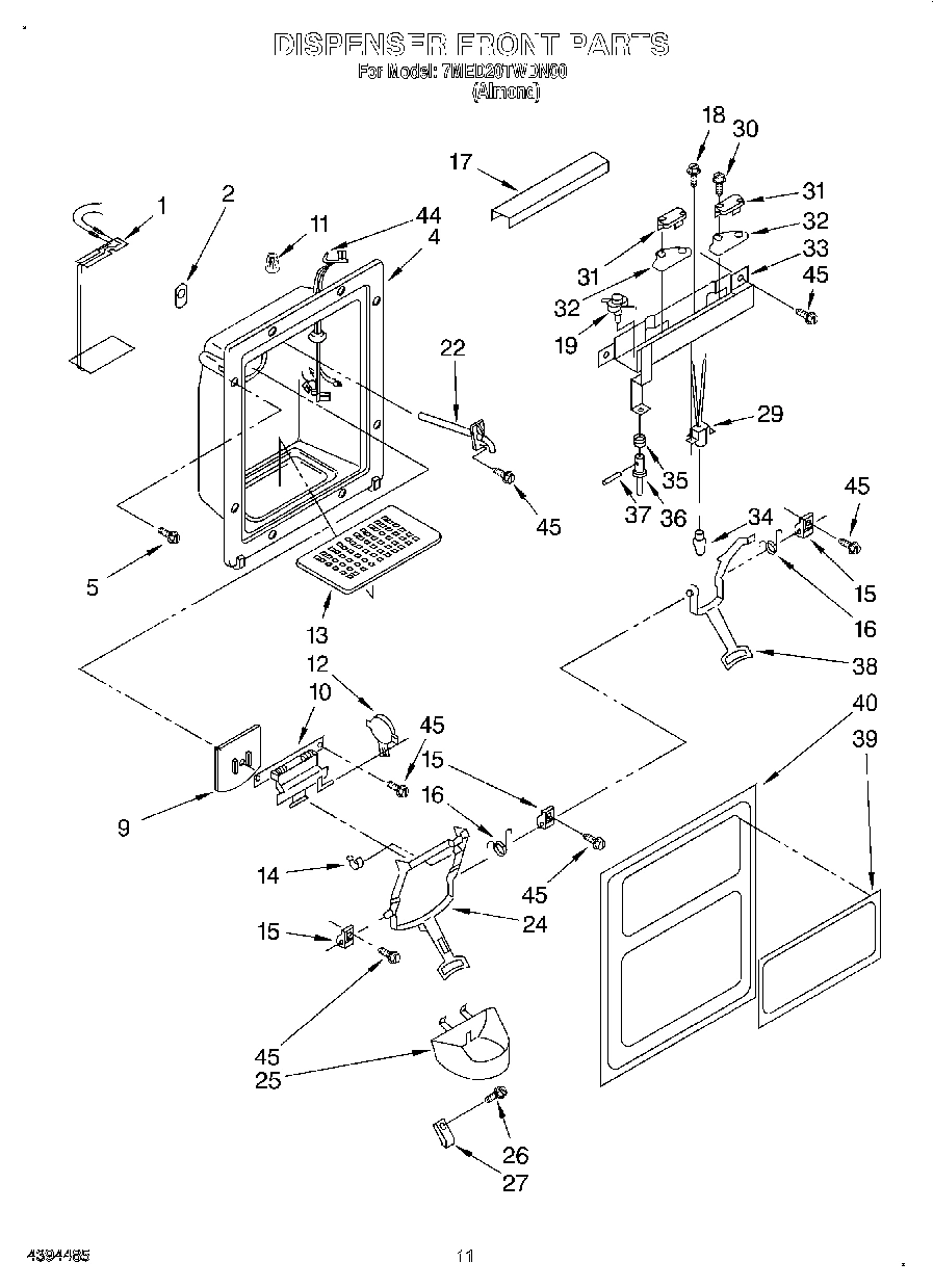 07 - DISPENSER FRONT