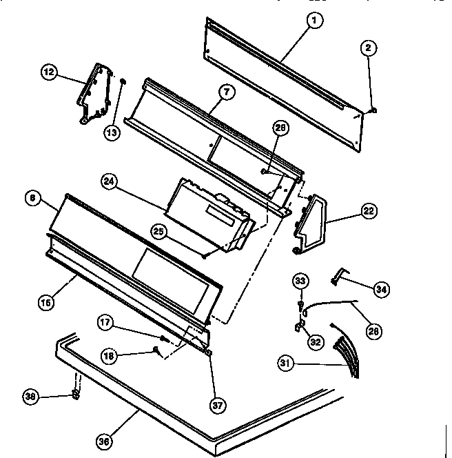 04 - CONSOLE, CONTROLS, TOP PANEL