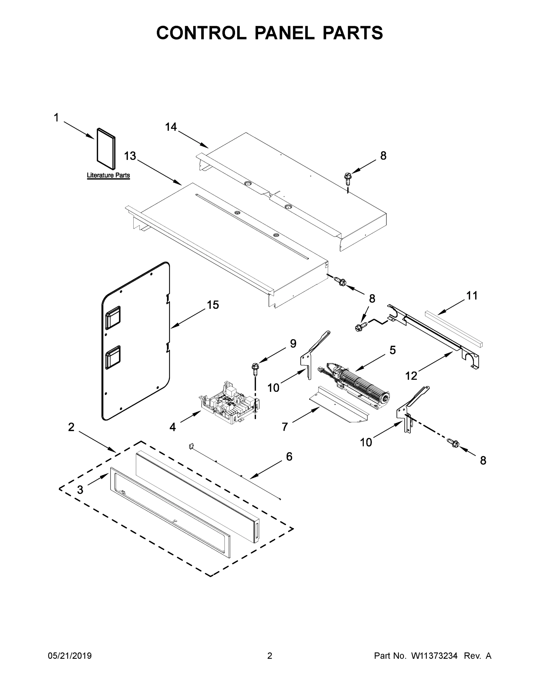 02 - CONTROL PANEL PARTS
